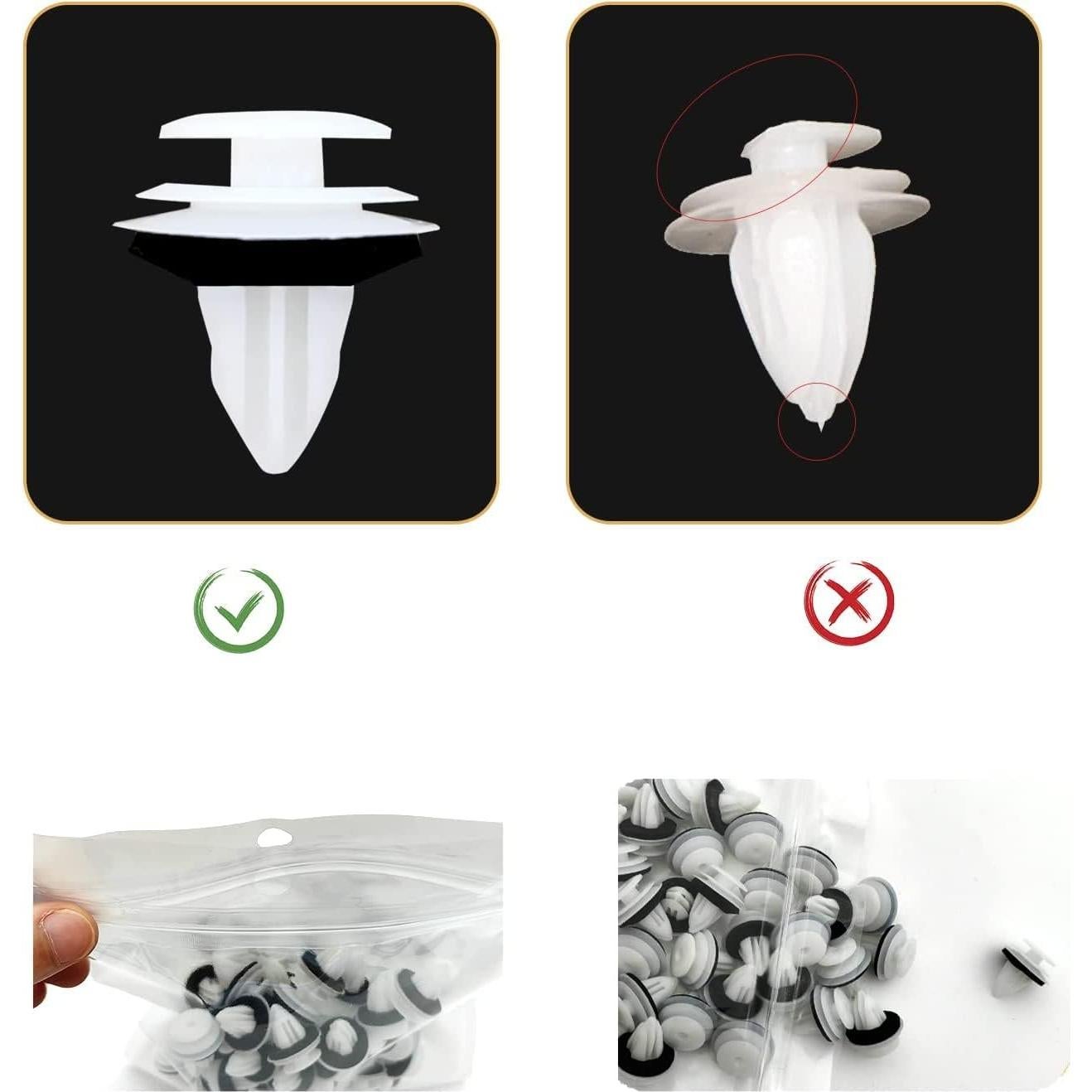 20 Sujetadores de Panel de Recorte TOPCNOEM para Toyota y Lexus