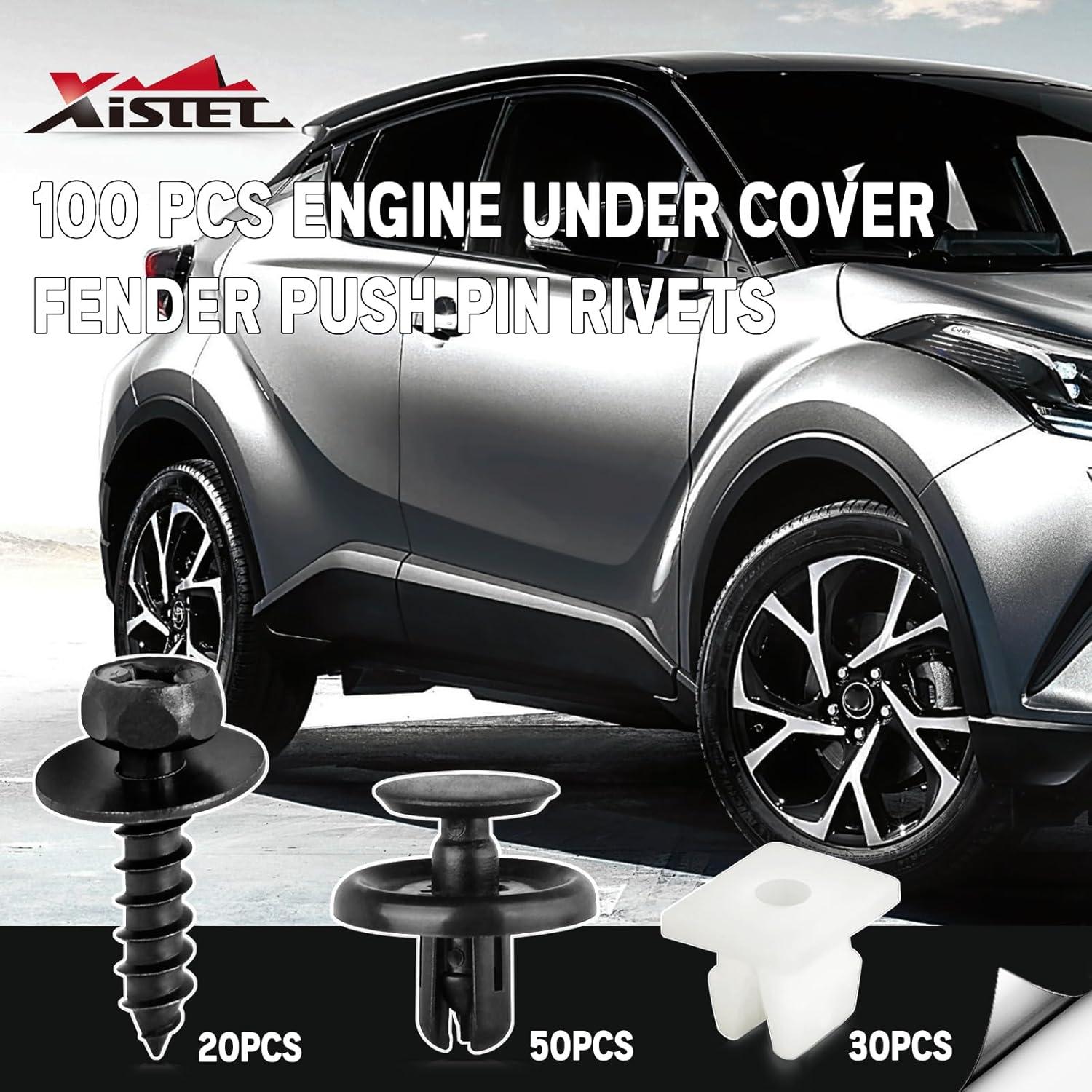 Xislet 101 Piezas Remaches y Tornillos para Toyota y Lexus
