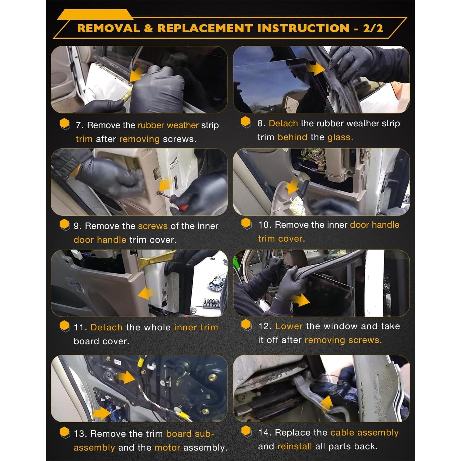 Cable de Puerta Deslizante Derecho Gledewen Toyota Sienna 2004-2010