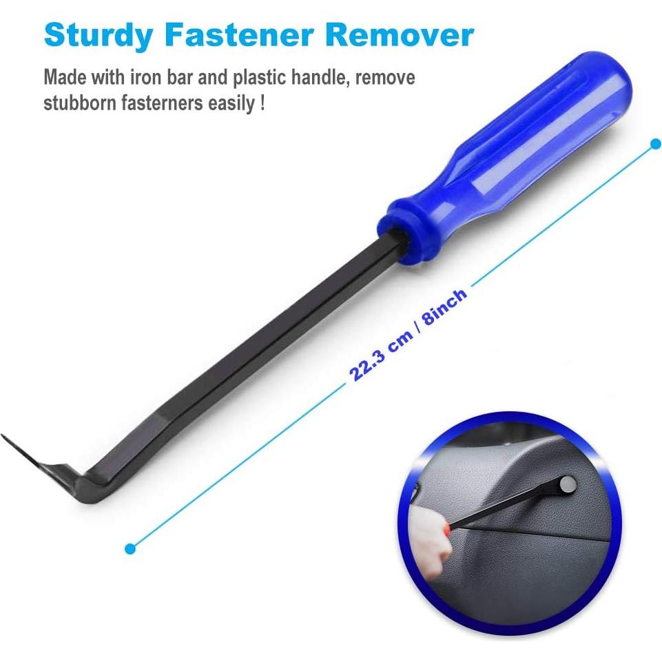 Kit 860 Clips de Retención de Coche GLK 25 Tamaños Azul