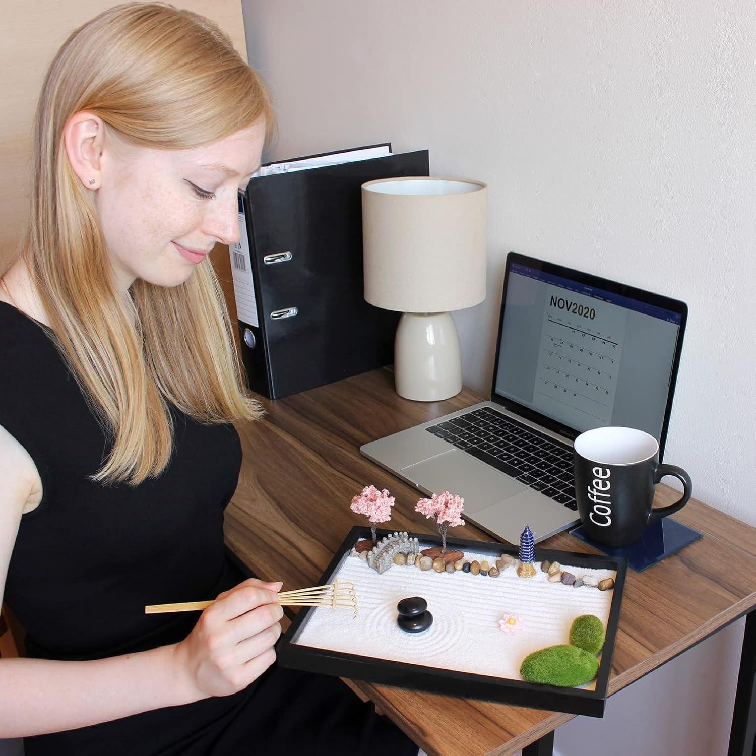 Kit Jardín Zen Japonés Island Falls 28x20 cm Decoración