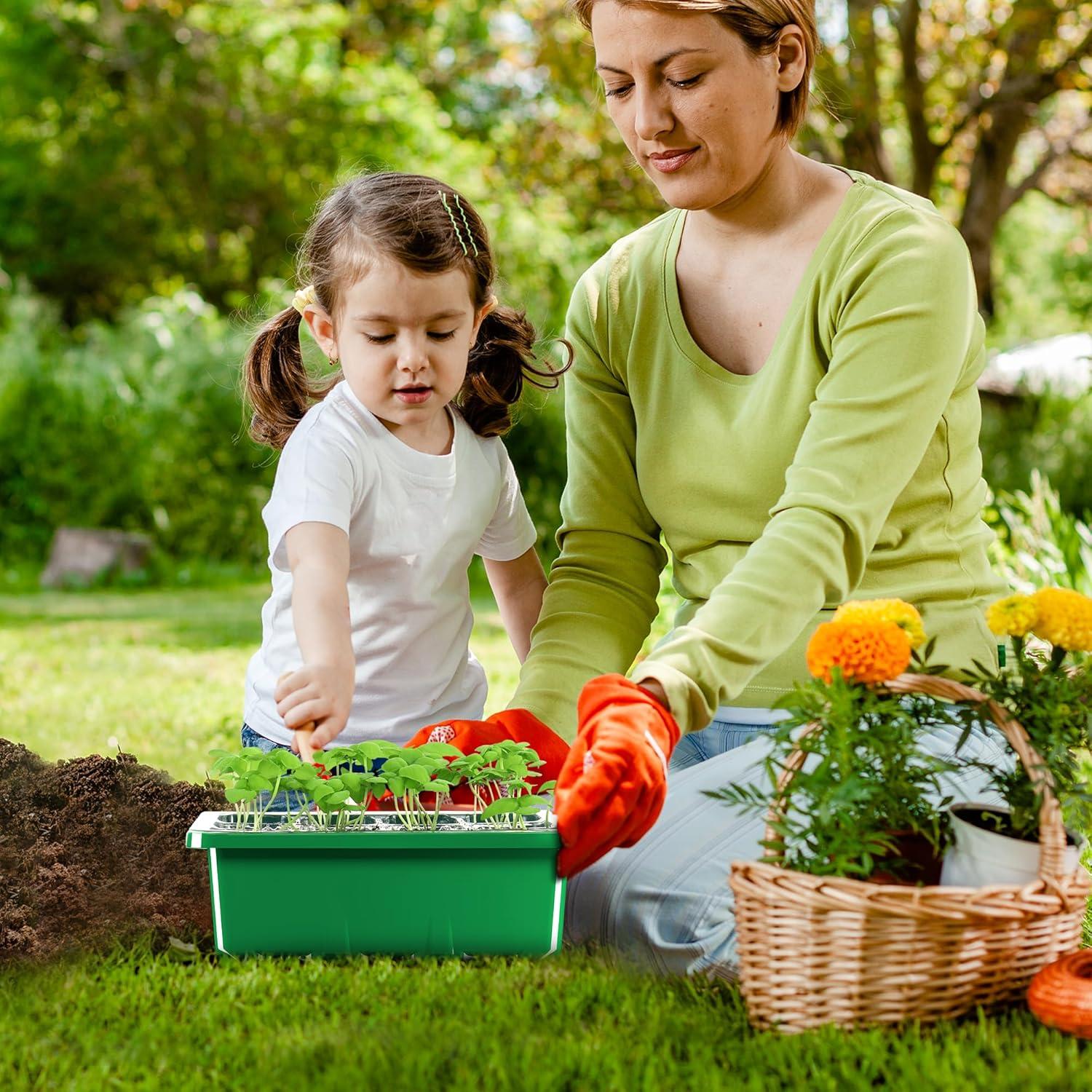 Kit de Inicio de Semillas MIXC 10 Bandejas con Dome de Humedad