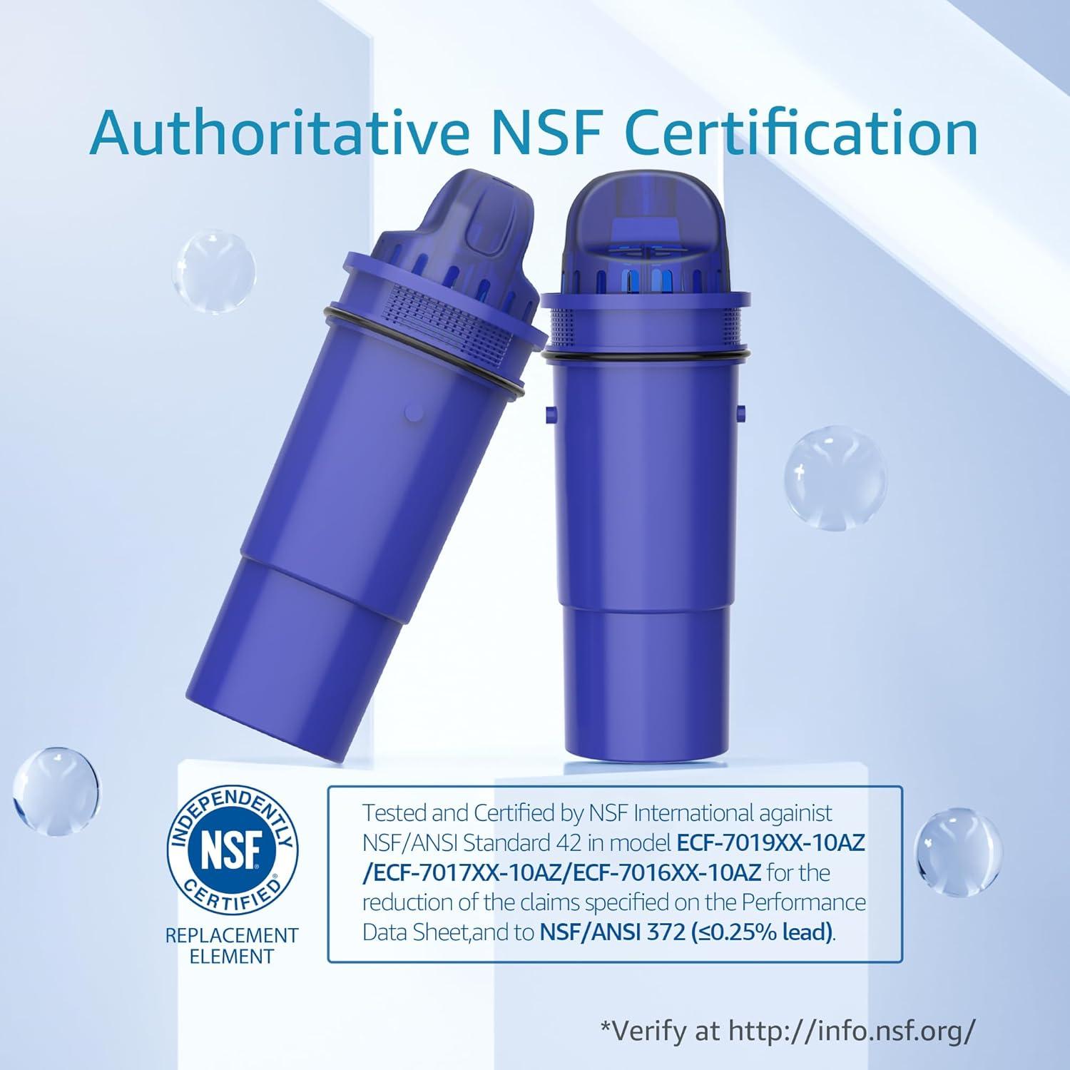 Filtro de Agua AQUA CREST para Jarras PUR - 4 Paquetes