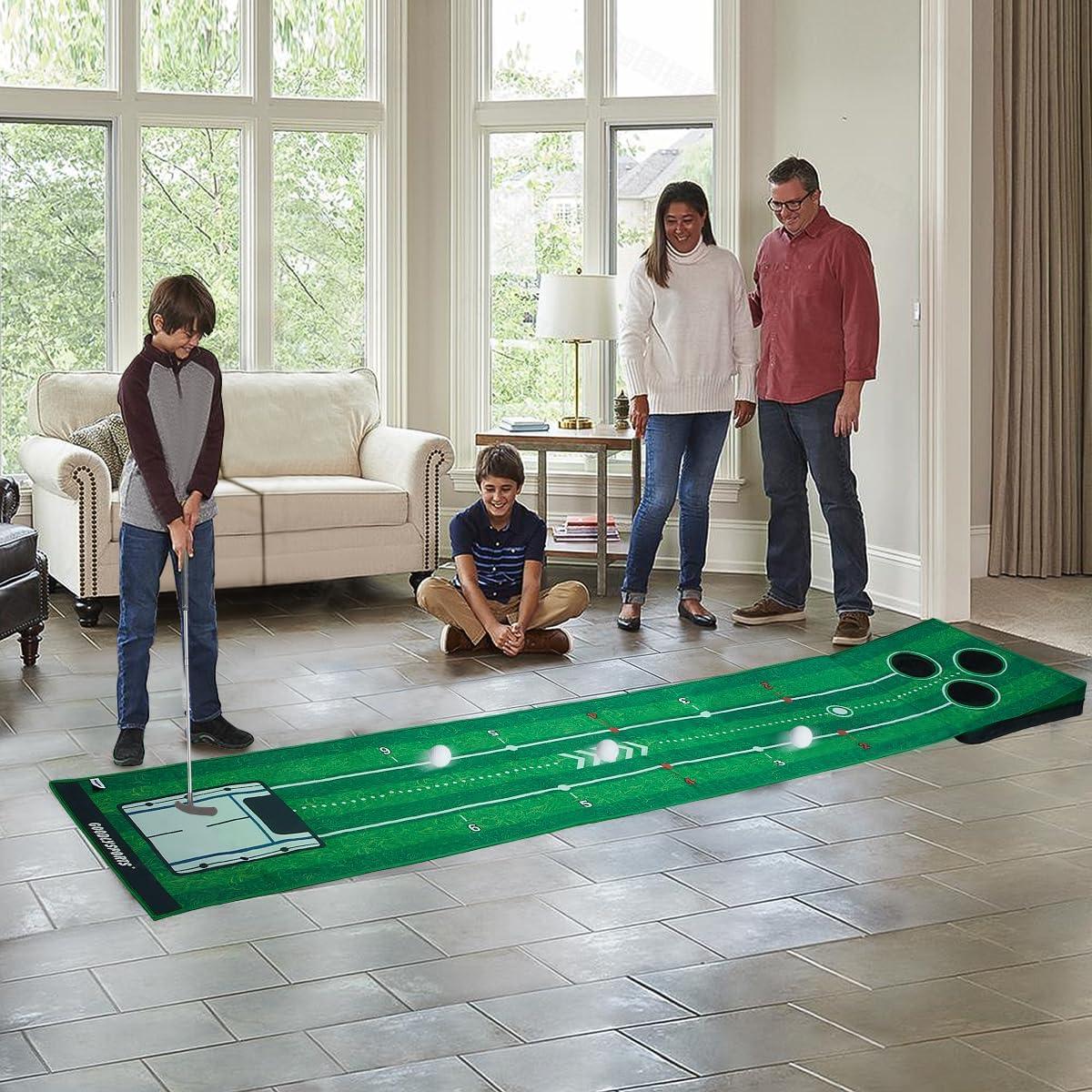 Tapete de Golf Portátil GOODLYSPORTS 228,6x45,7cm con Pelotas