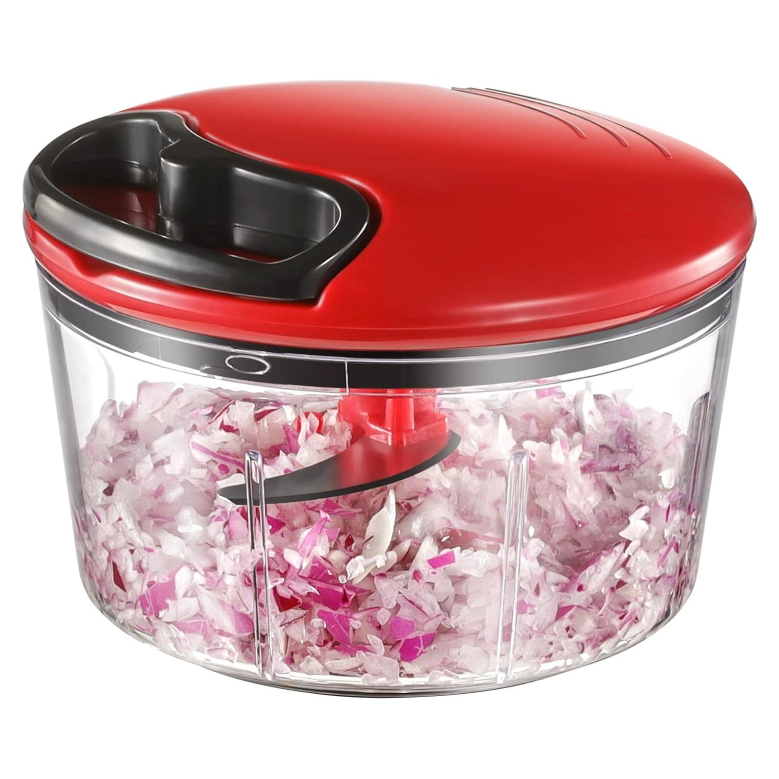 Picador de Alimentos Manual GDL-329 0.6L Acero Inoxidable