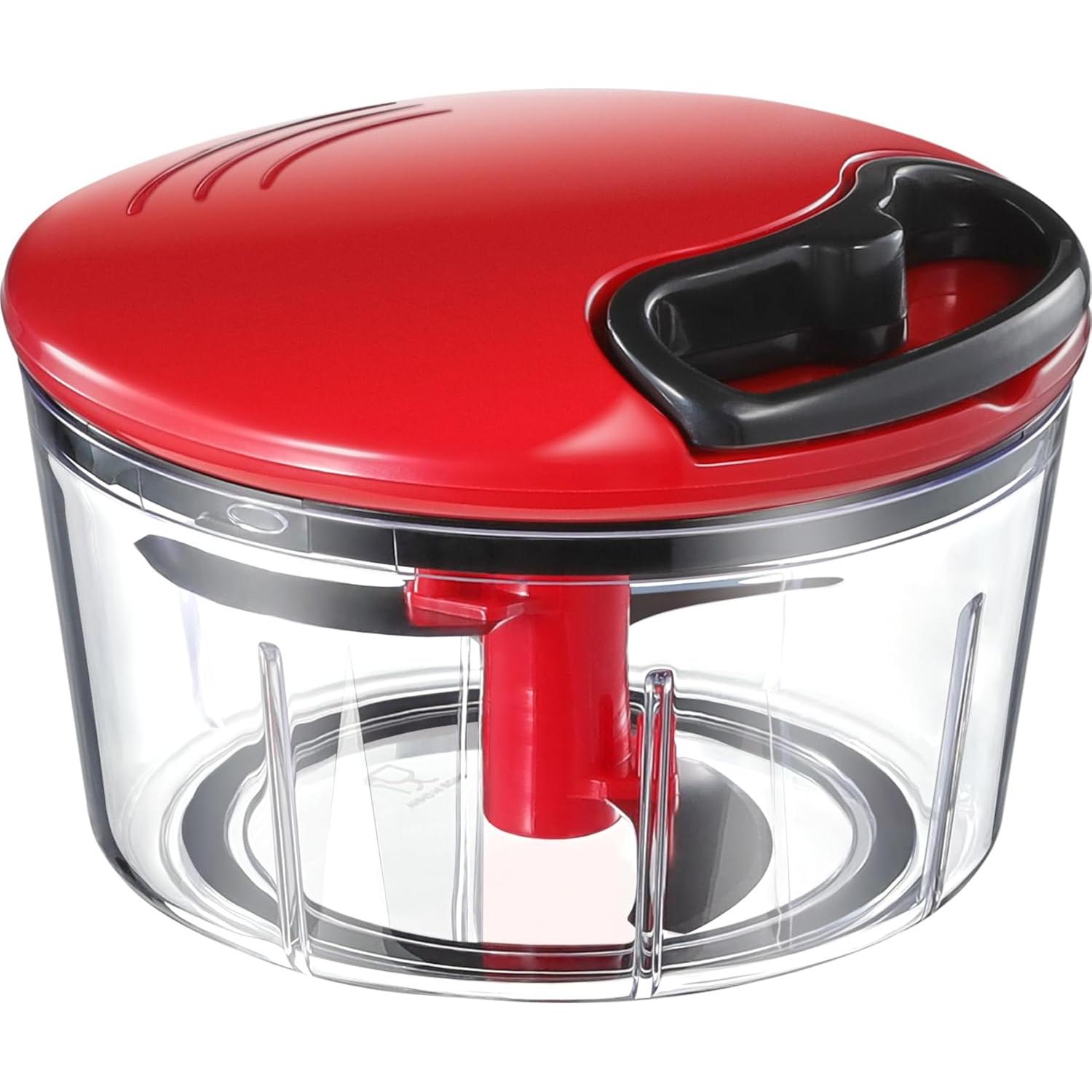 Picador de Alimentos Manual GDL-329 0.6L Acero Inoxidable