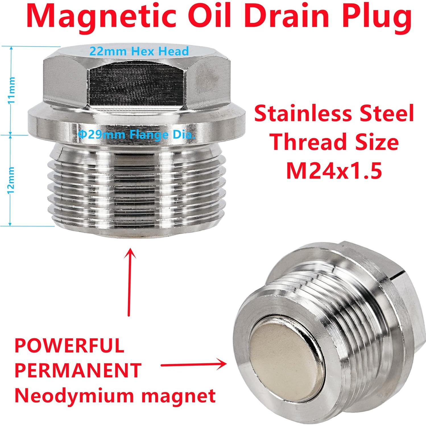 Tapón Drenaje Magnético Aceite abczok M24x1.5 para Lexus/Toyota