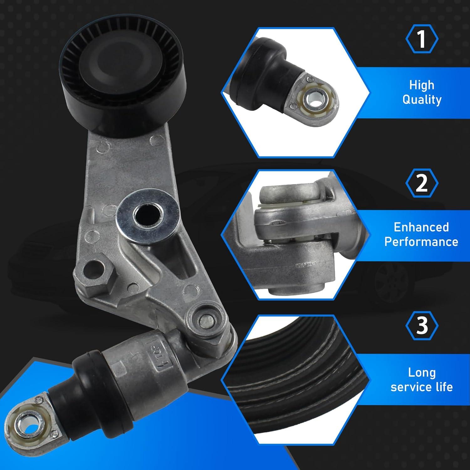 Kit de Correa Serpentina YzusGomumu 38286 para Toyota Corolla