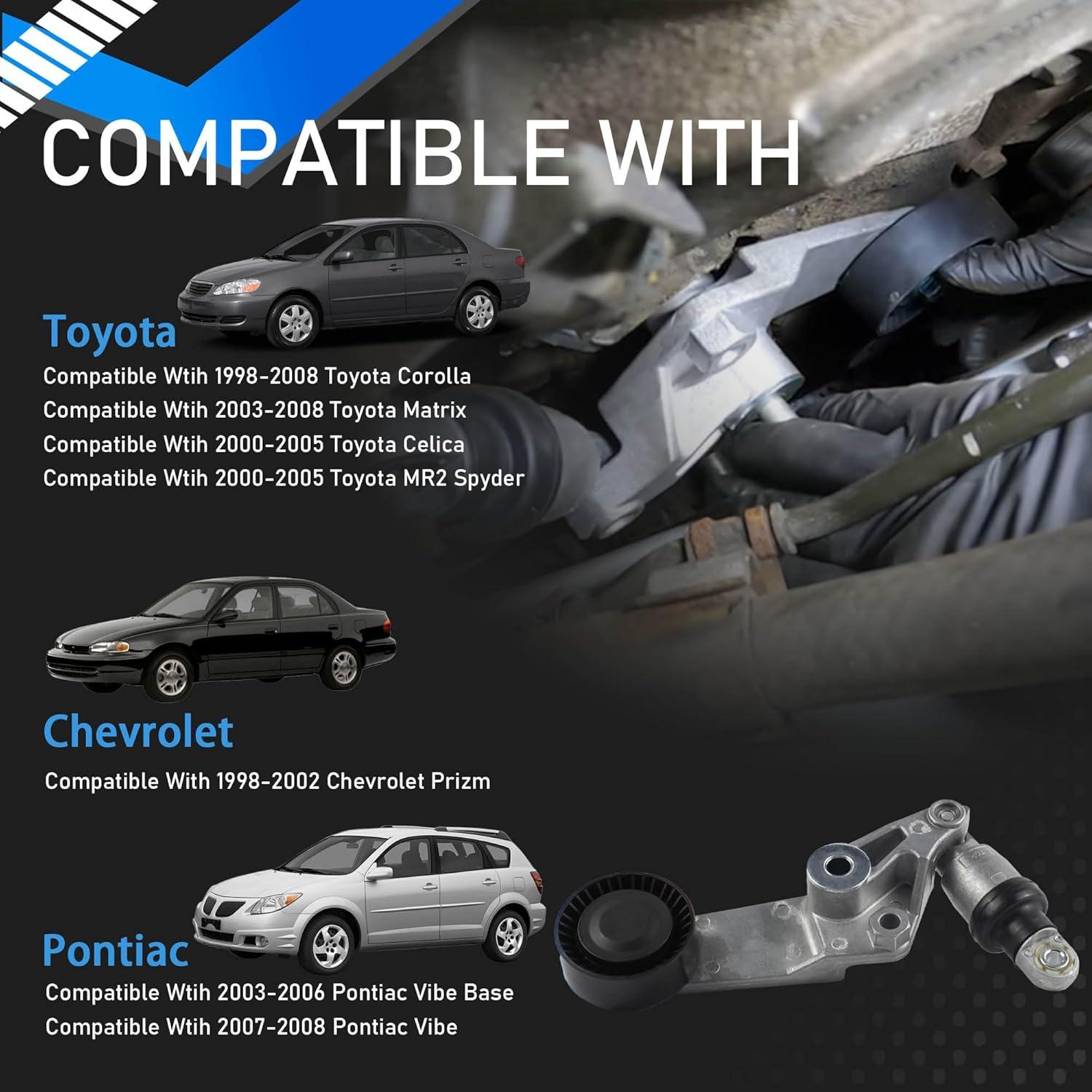 Kit de Correa Serpentina YzusGomumu 38286 para Toyota Corolla