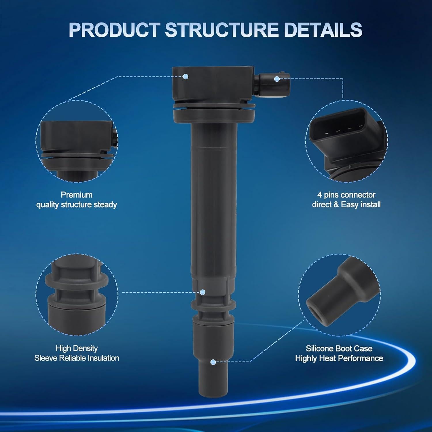 Bobinas de Encendido GRIZZLY AUTO UF323 para Toyota Tacoma 2000-2004