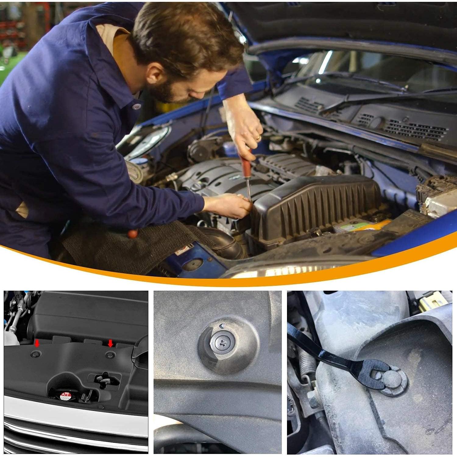 GOOACC 100 Sujetadores Tipo Empuje para Subaru GRC-80