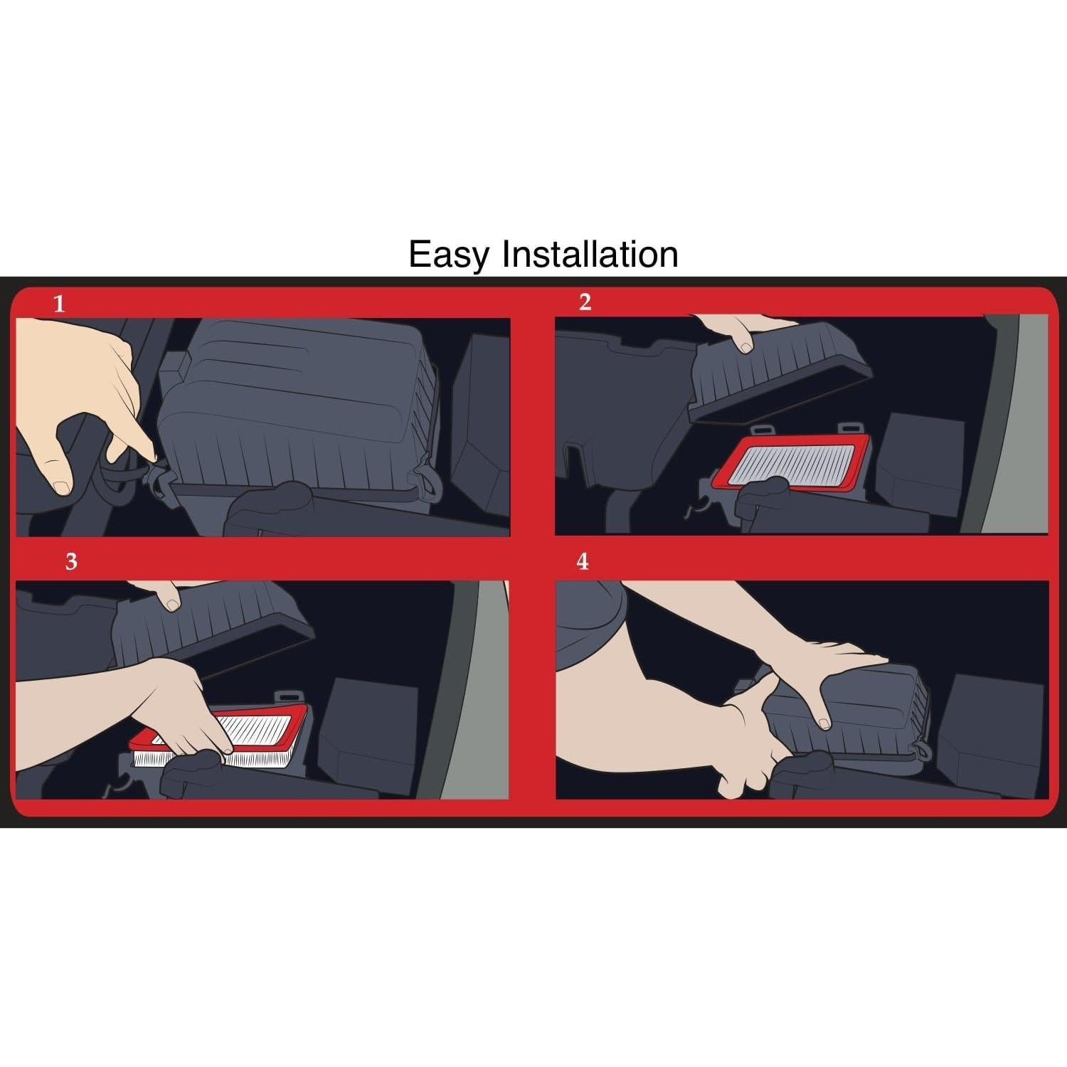 Filtro de Aire EPAuto GP683 para Toyota V6 4Runner Tacoma