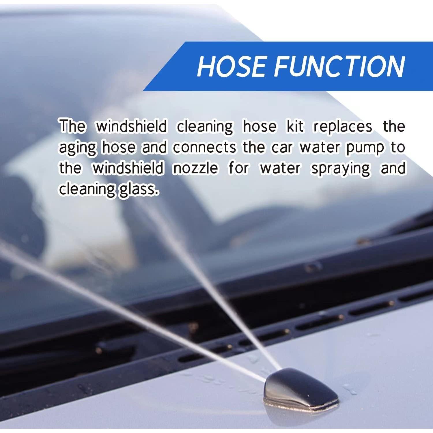 Kit de Manguera de Lavado de Parabrisas Patonu 4M con 12 Conectores