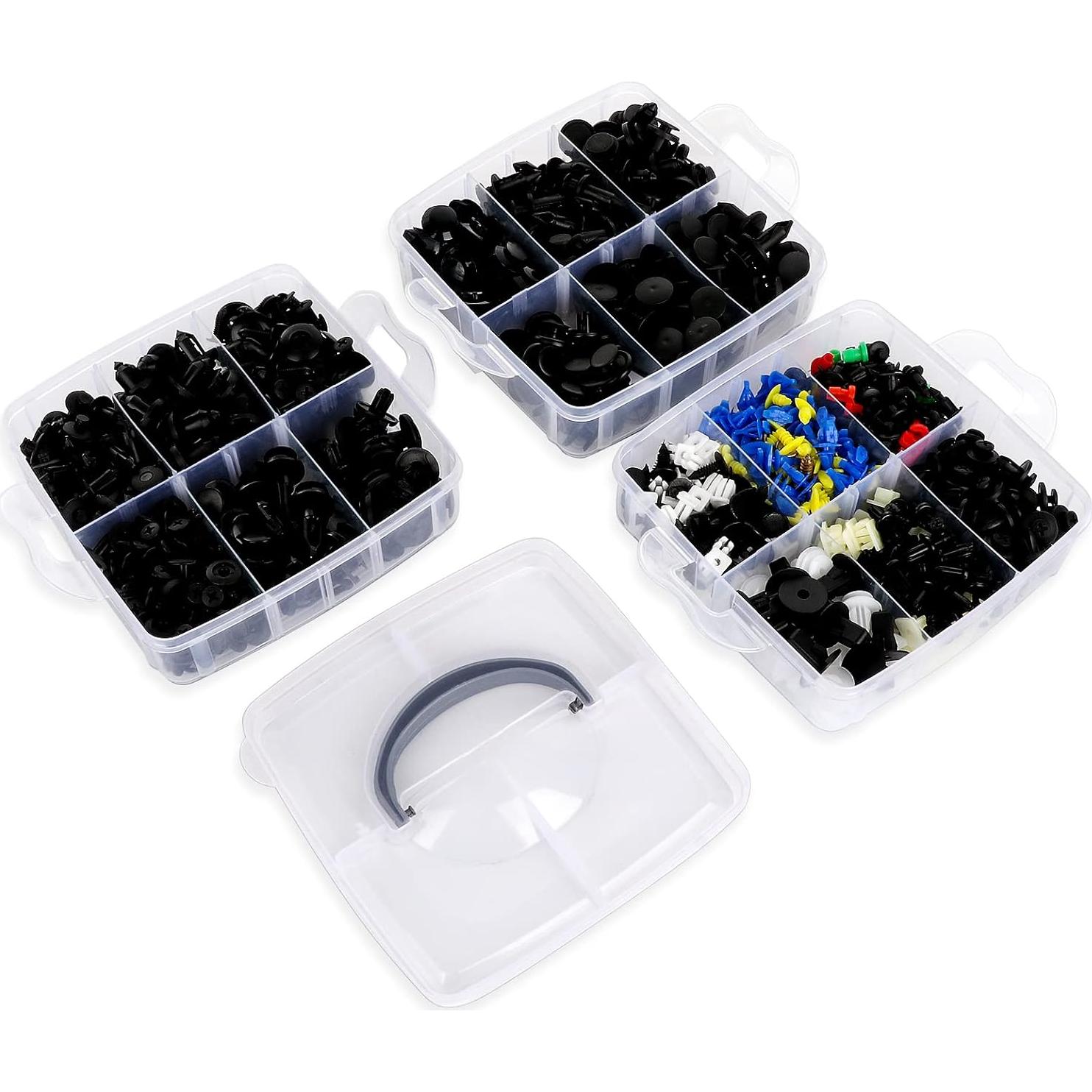 Kit de Clips de Retención 835 Piezas GLK para Automóviles