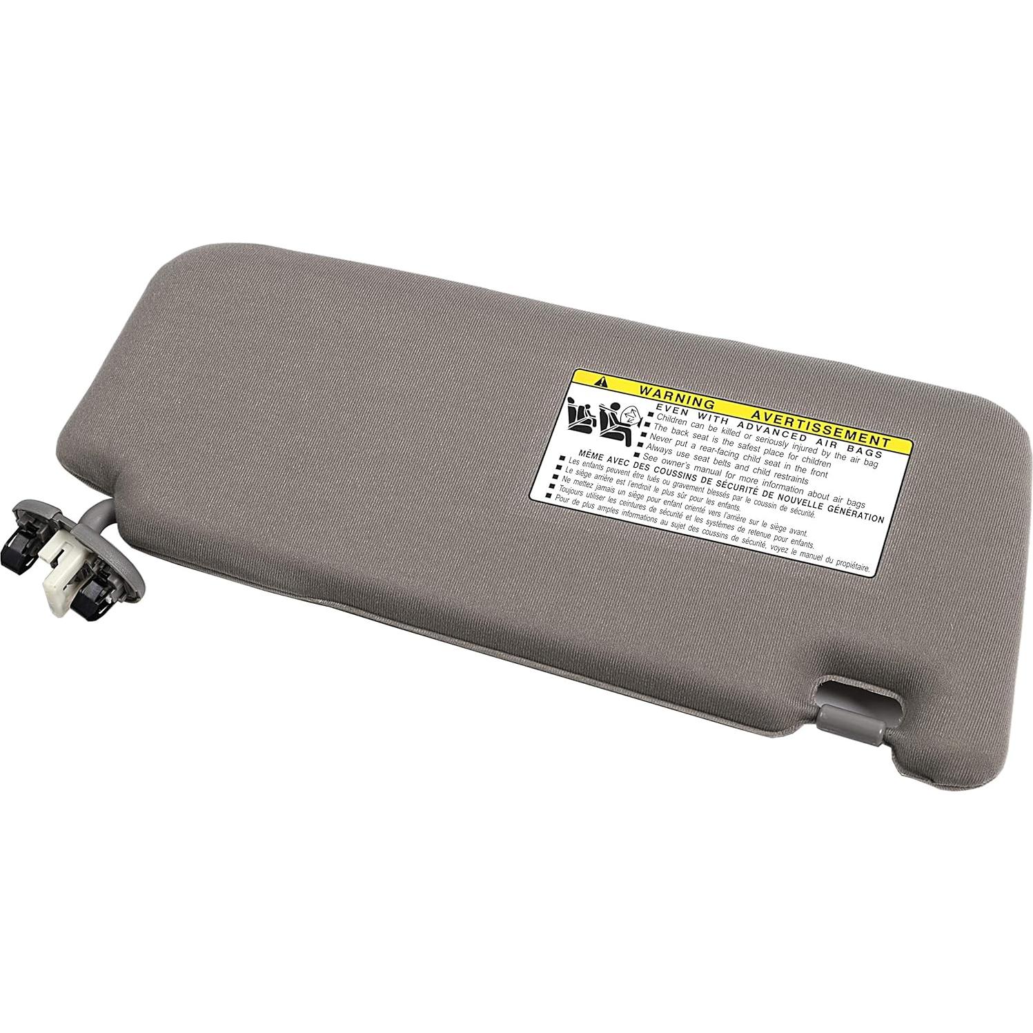 Visera de sol izquierda Ezzy Auto gris para Toyota Camry 2007-2011