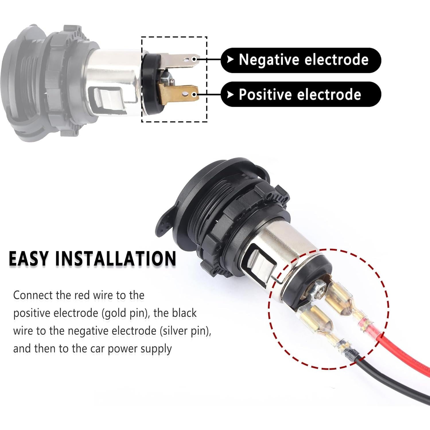 Toma de Encendedor 12V Carleef para Automóvil y Barco