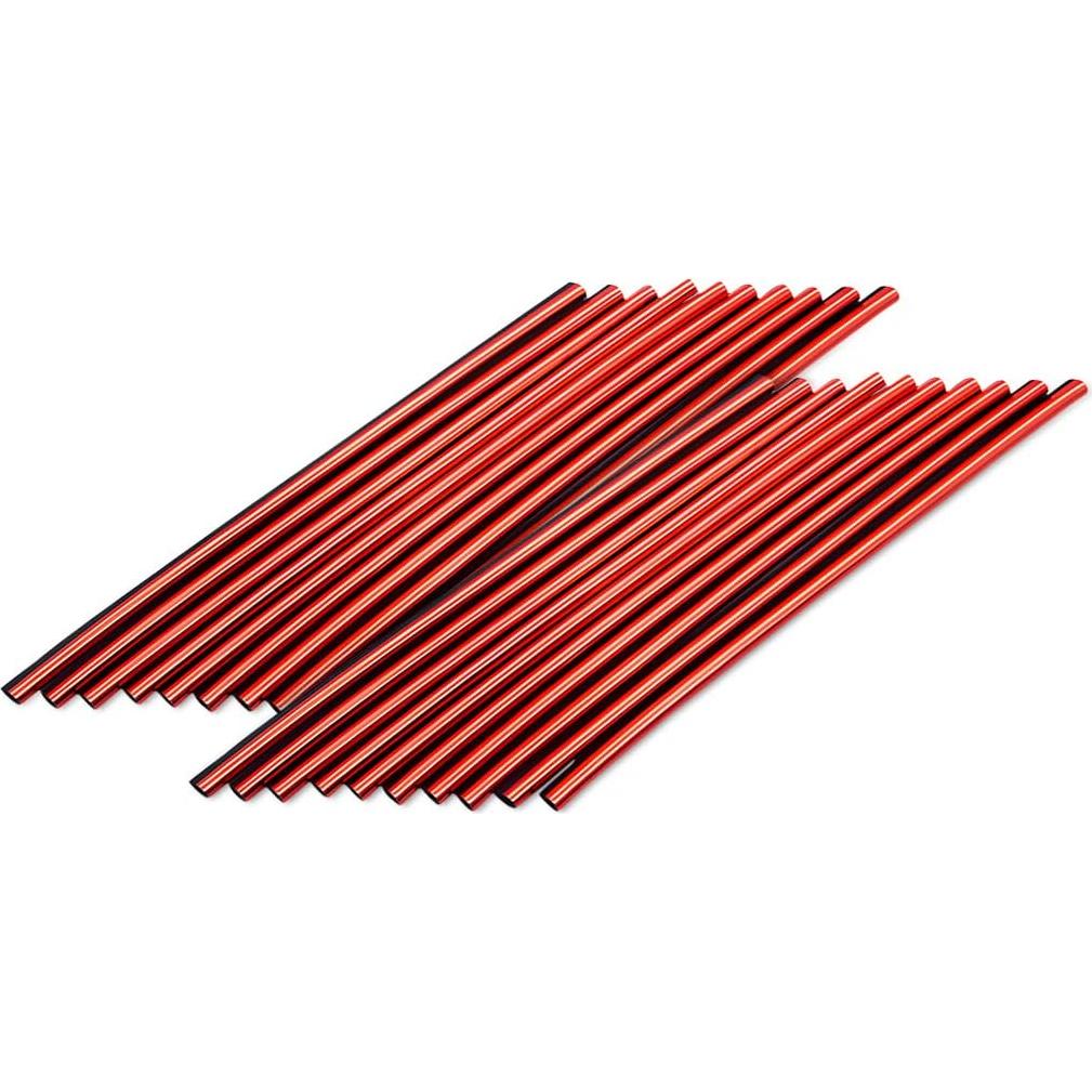 20 Piezas Tira Decorativa para Salida de Aire 8sanlione Rojo