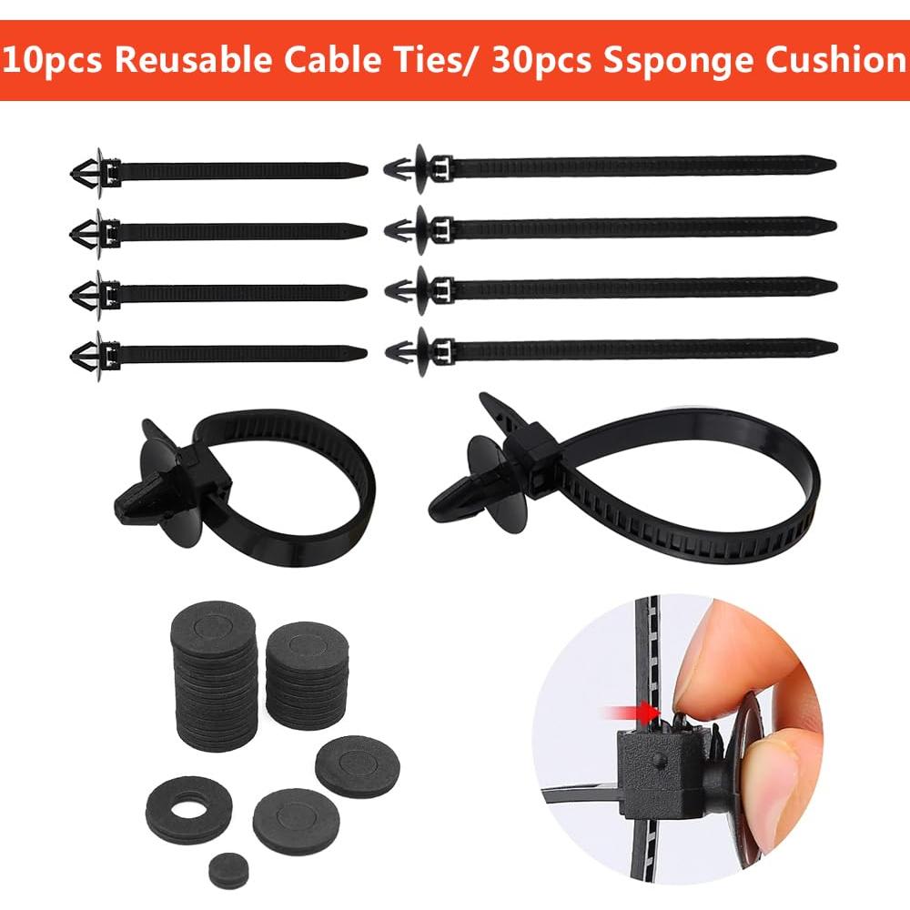 Kit de Clips de Retención para Auto UNENDA 1045 Piezas