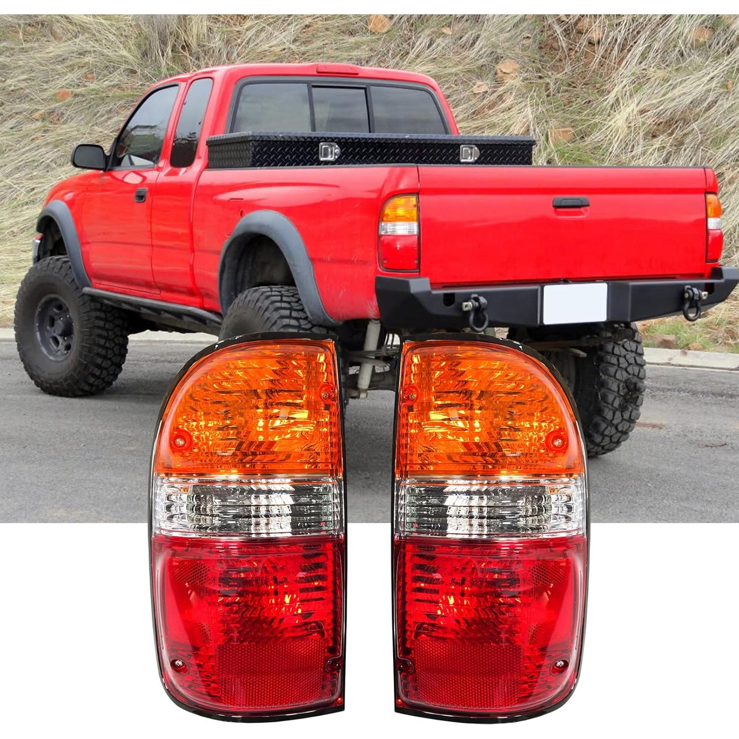 Luces Traseras Tacoma 2001-2004 Genérico Rojo Halógeno