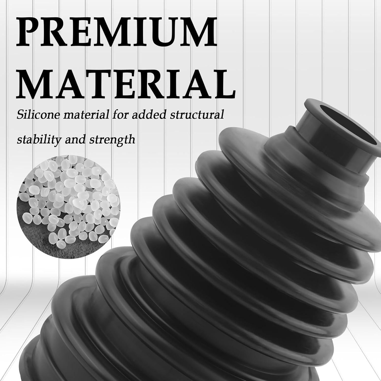 Kit de reparación bota CV Carleef 2 piezas silicona 12 cm