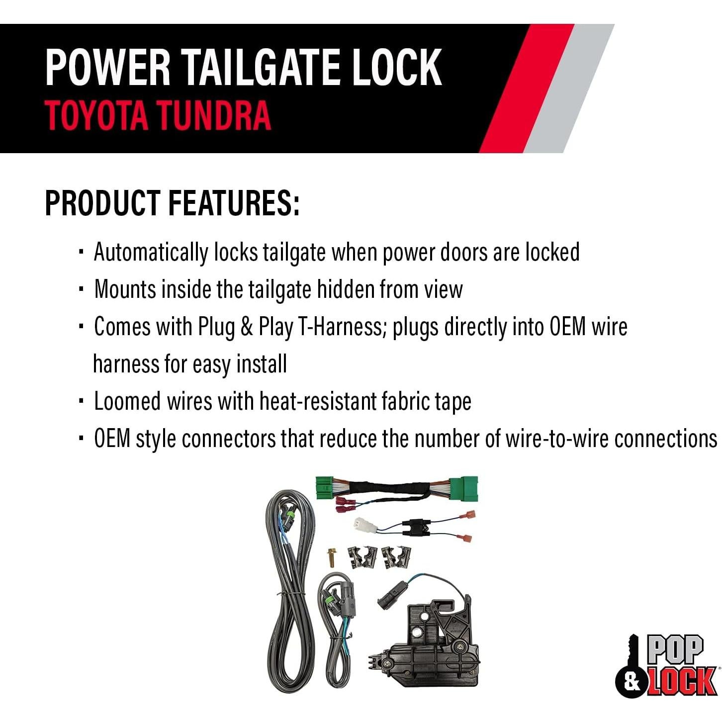 Cerradura Eléctrica Pop & Lock PL8547TUN para Toyota Tundra 2016-2021