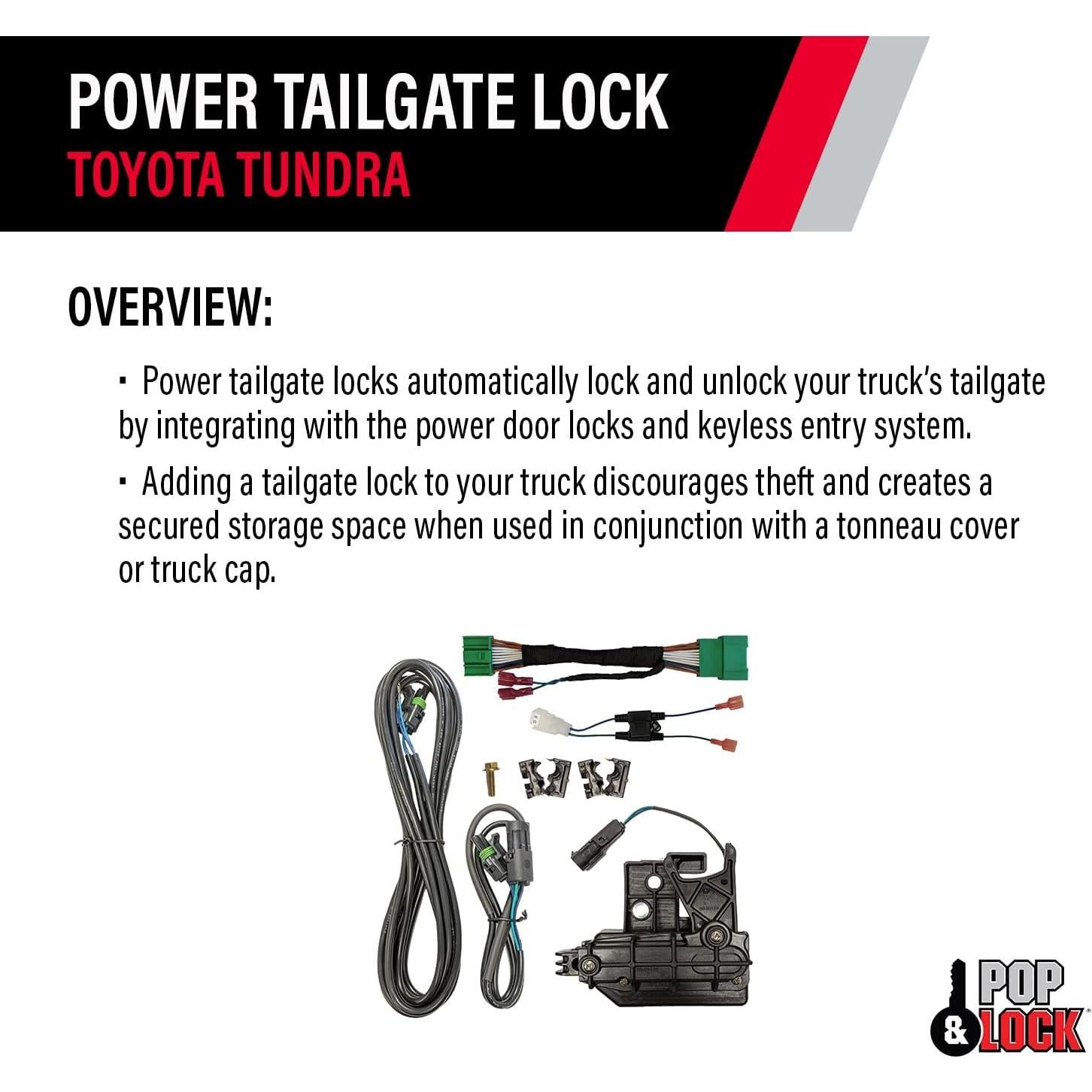 Cerradura Eléctrica Pop & Lock PL8547TUN para Toyota Tundra 2016-2021