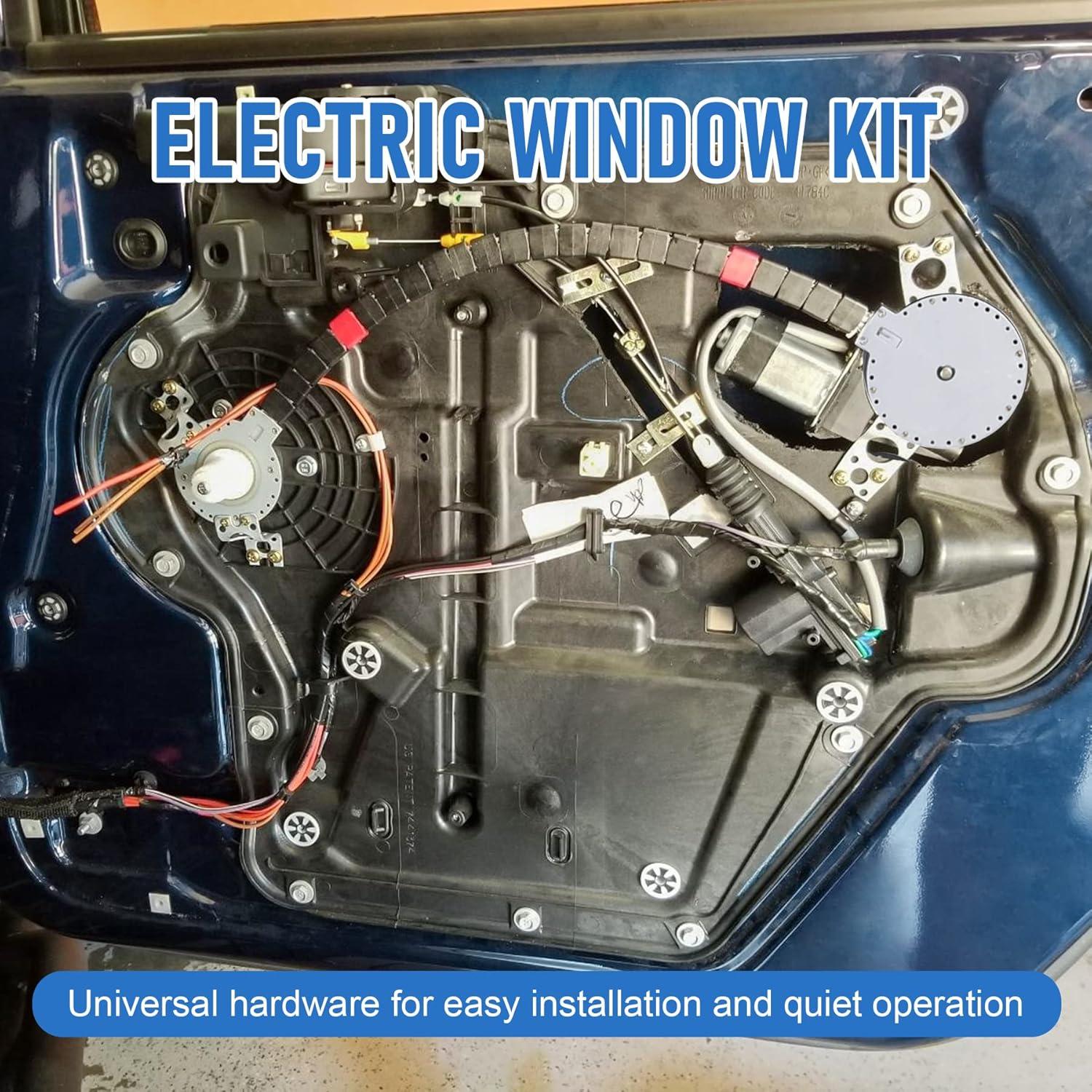 Kit Conversión Ventana Eléctrica Universal JDMSPEED 2 Puertas