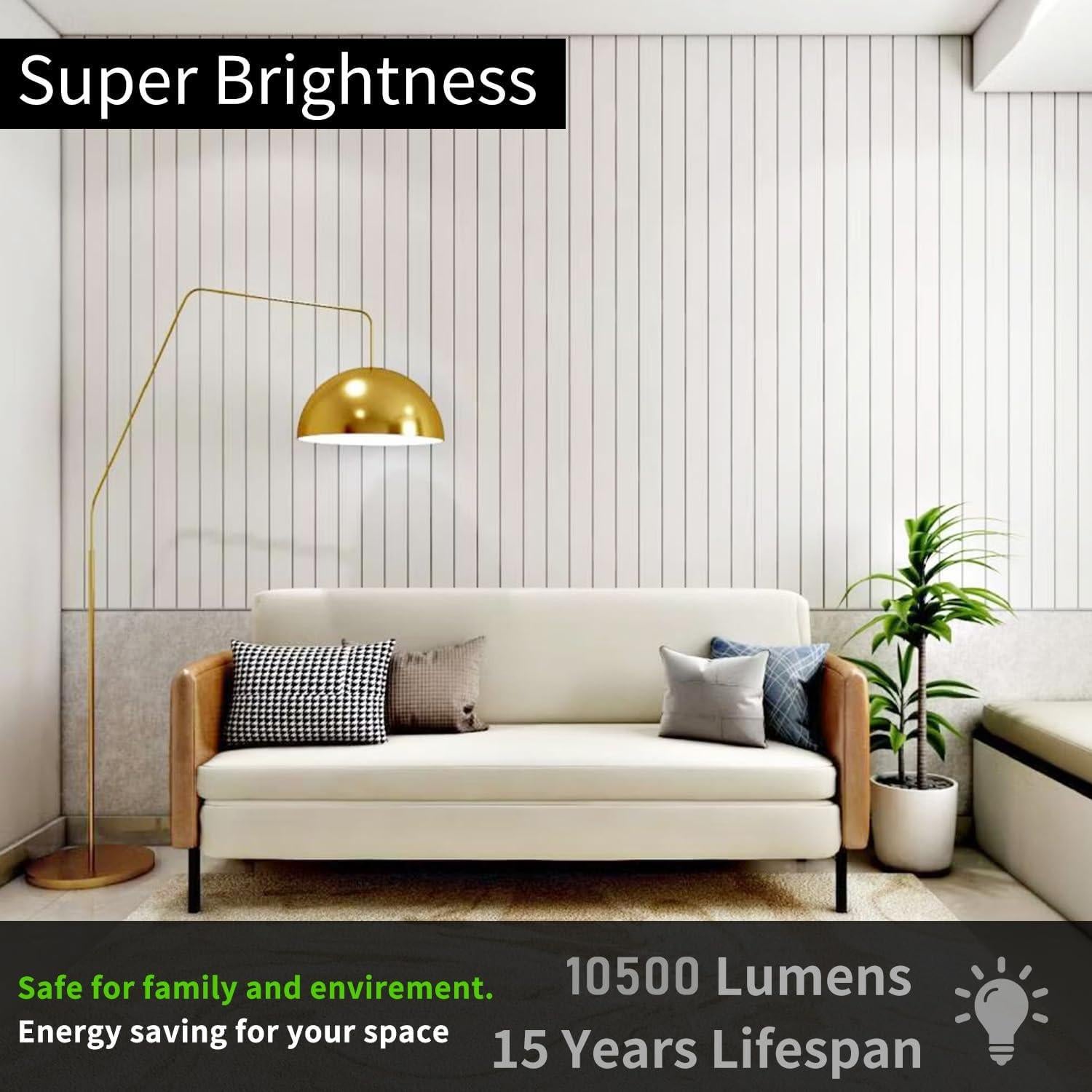 Bombilla LED NS 70W 10500 lúmenes 5000K E26/E39