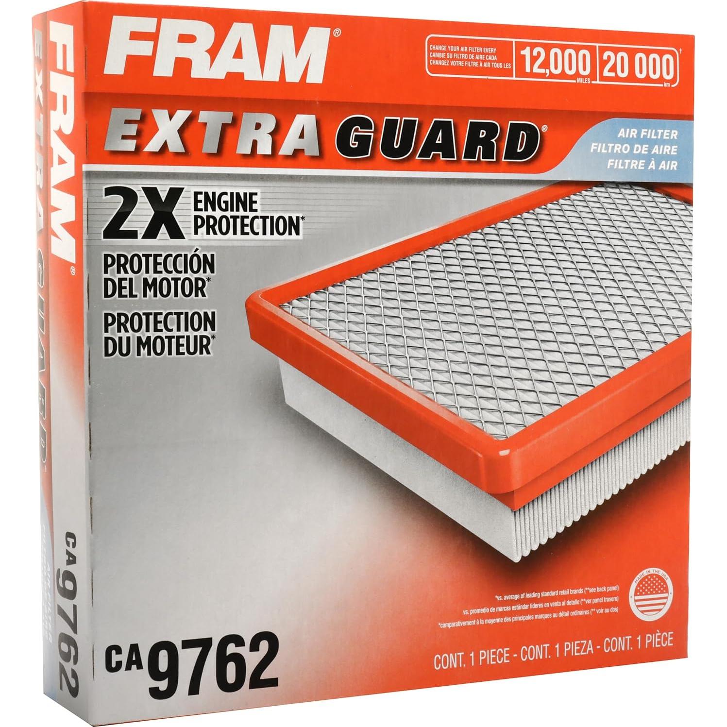 Filtro de Aire FRAM Extra Guard CA9762 para Lexus y Toyota