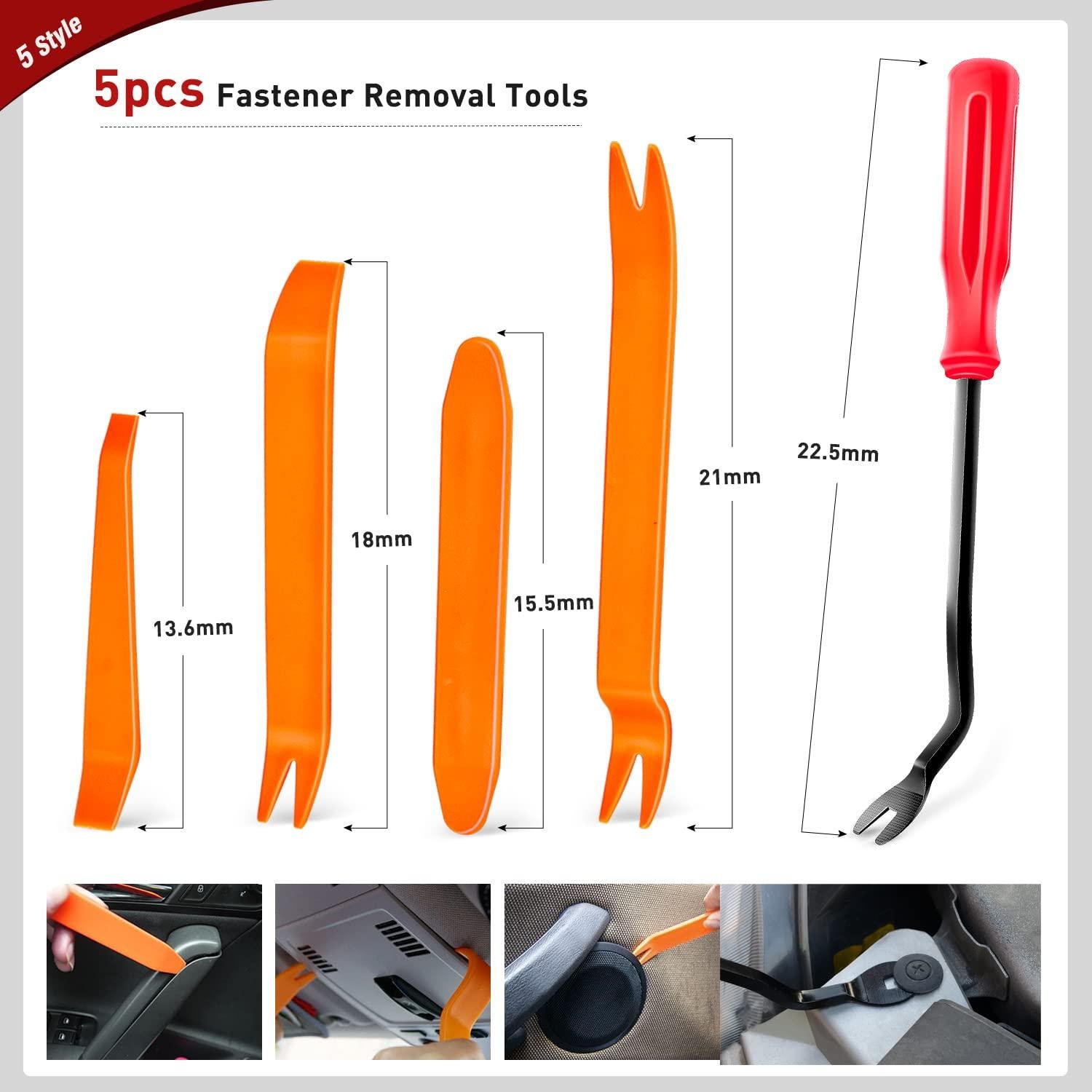 Kit 820 Piezas Clips Retención Nilight + Removedor Automóvil