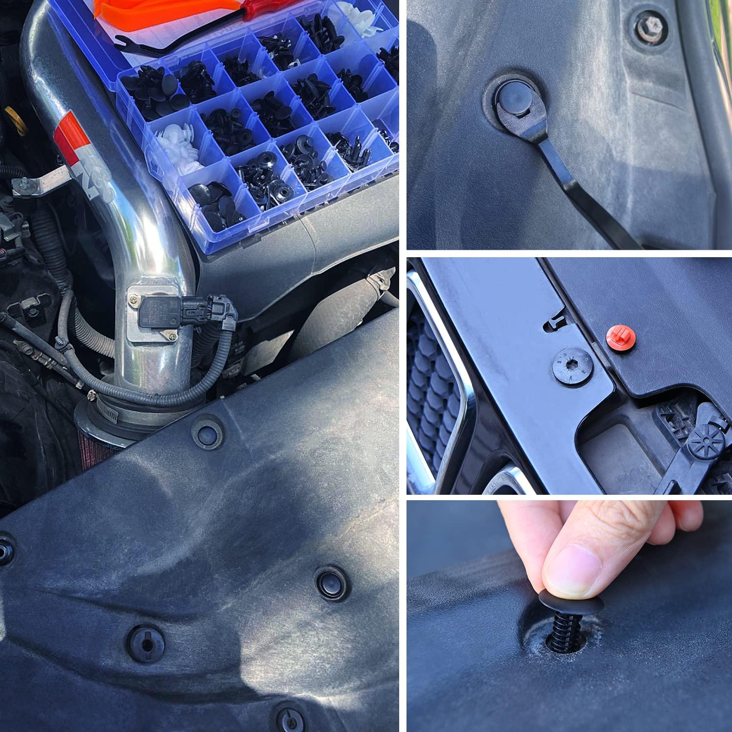 Kit 820 Piezas Clips Retención Nilight + Removedor Automóvil