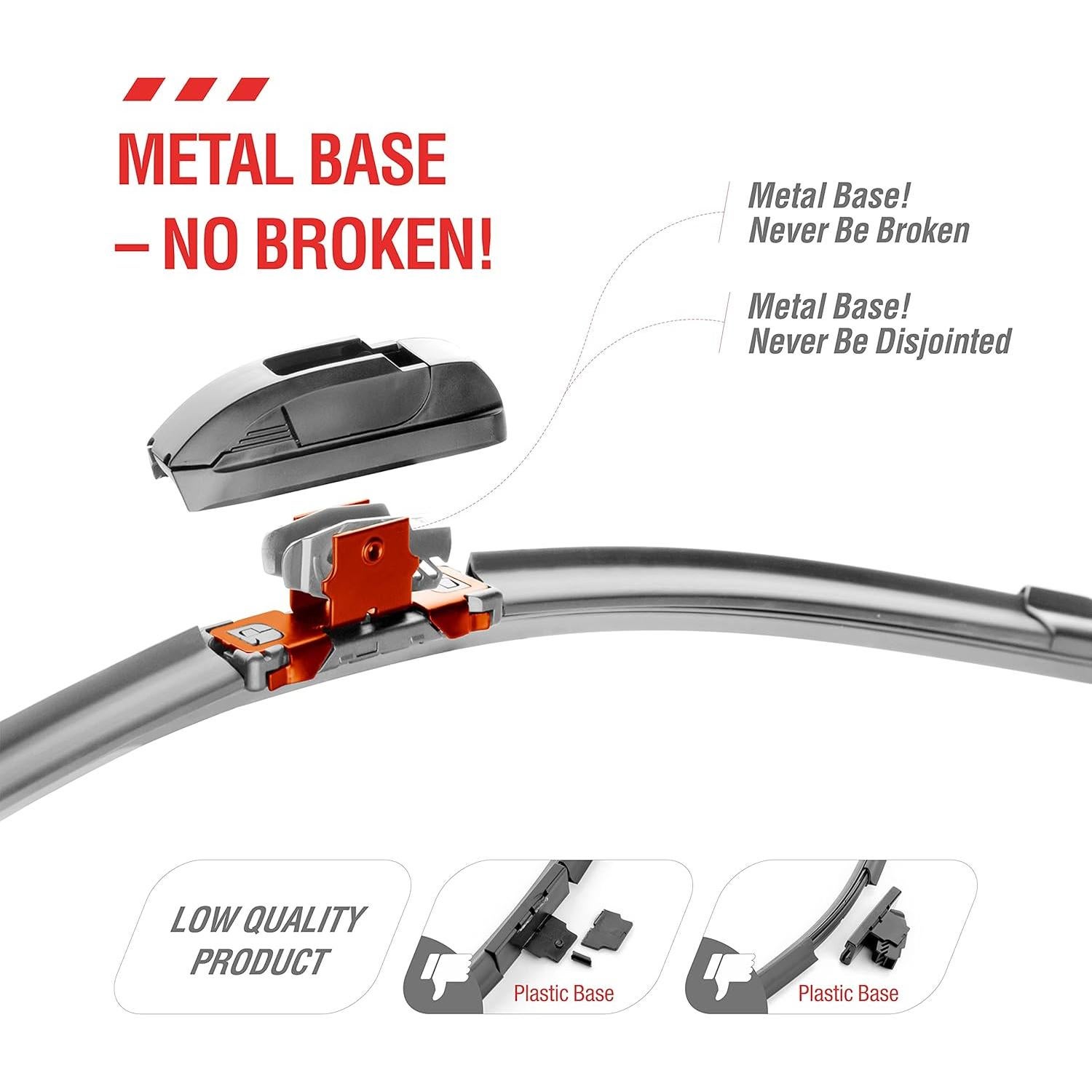 Cuchillas de Limpiaparabrisas BERG REGEN 24+18 cm para Toyota y más