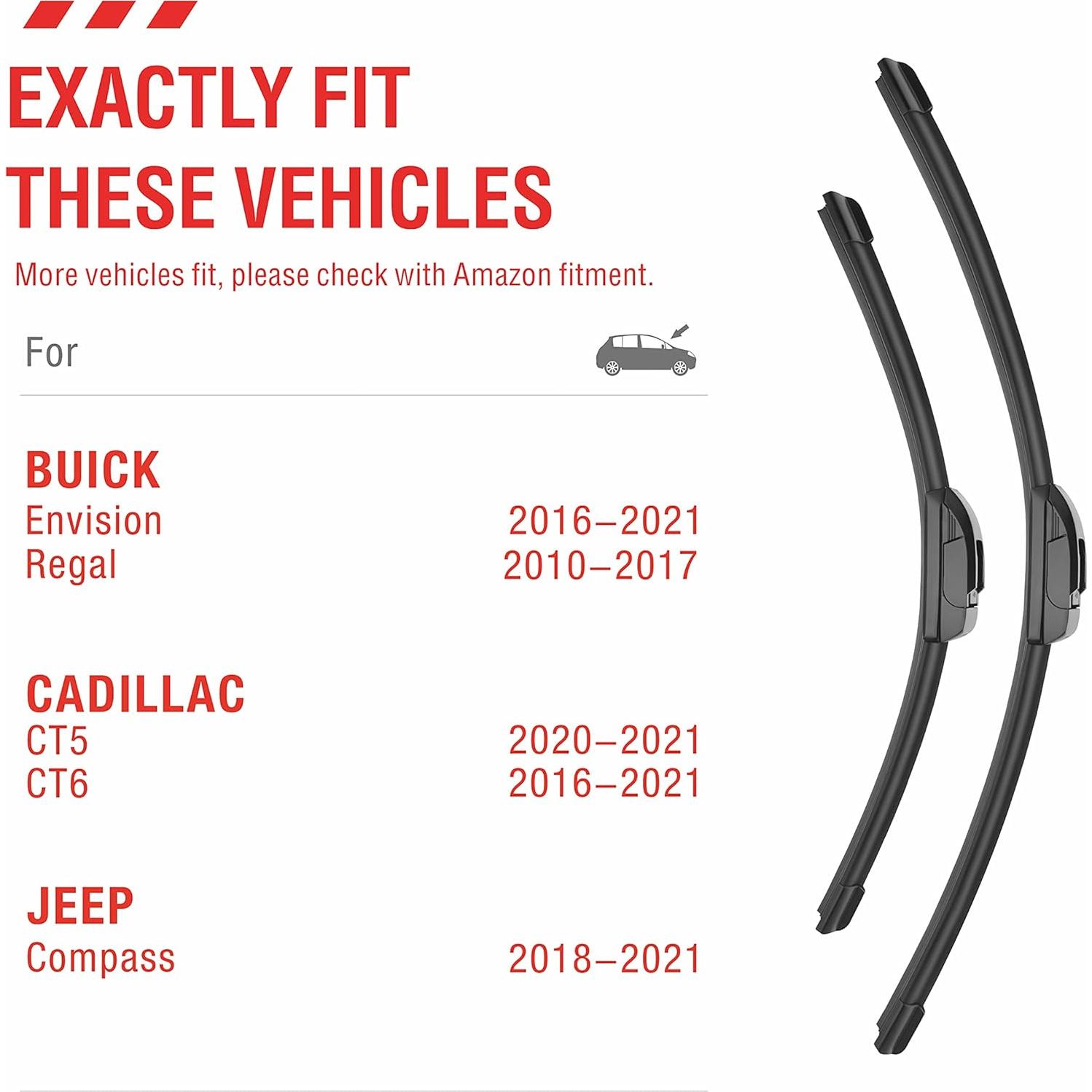 Cuchillas de Limpiaparabrisas BERG REGEN 24+18 cm para Toyota y más