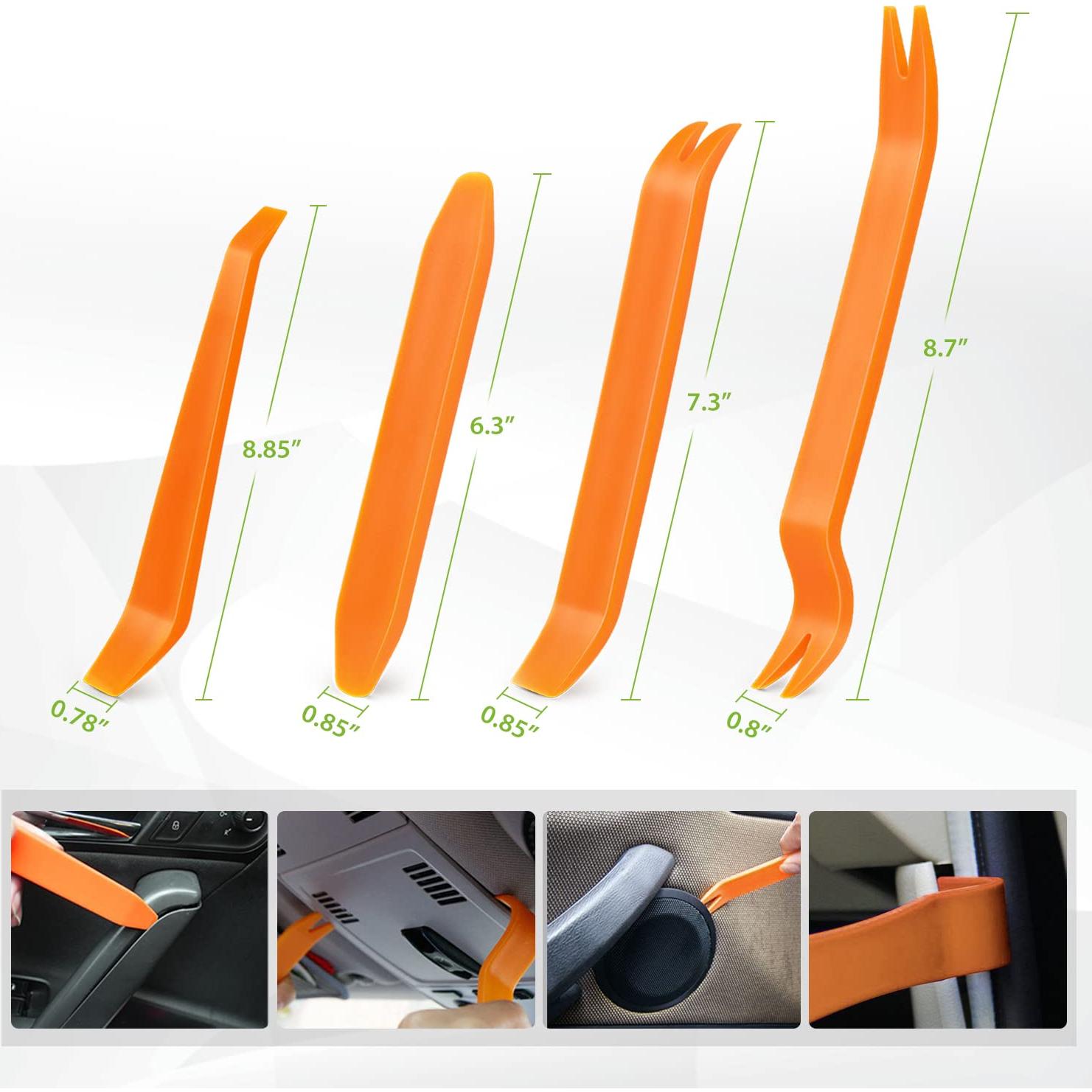 Kit de Clips de Retención Frokom 415pcs Nylon Automóvil