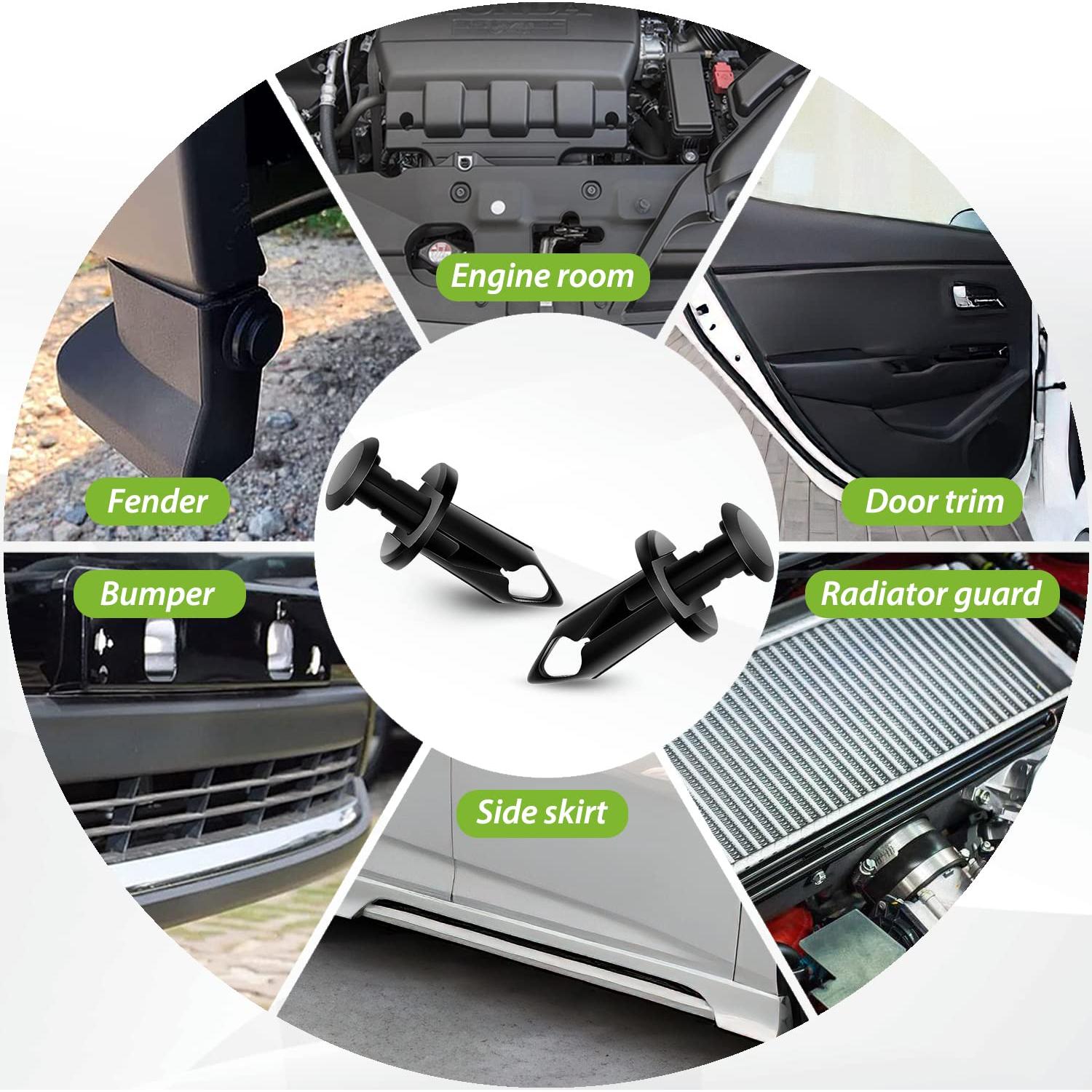 Kit de Clips de Retención Frokom 415pcs Nylon Automóvil