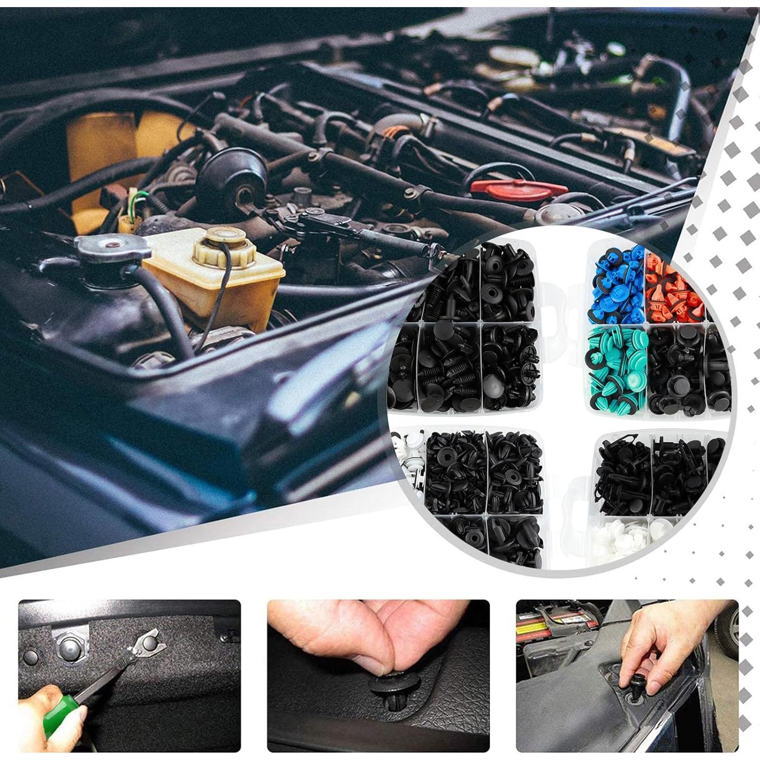 Kit de Clips de Retención Automotrices UNENDA 1045 PCS