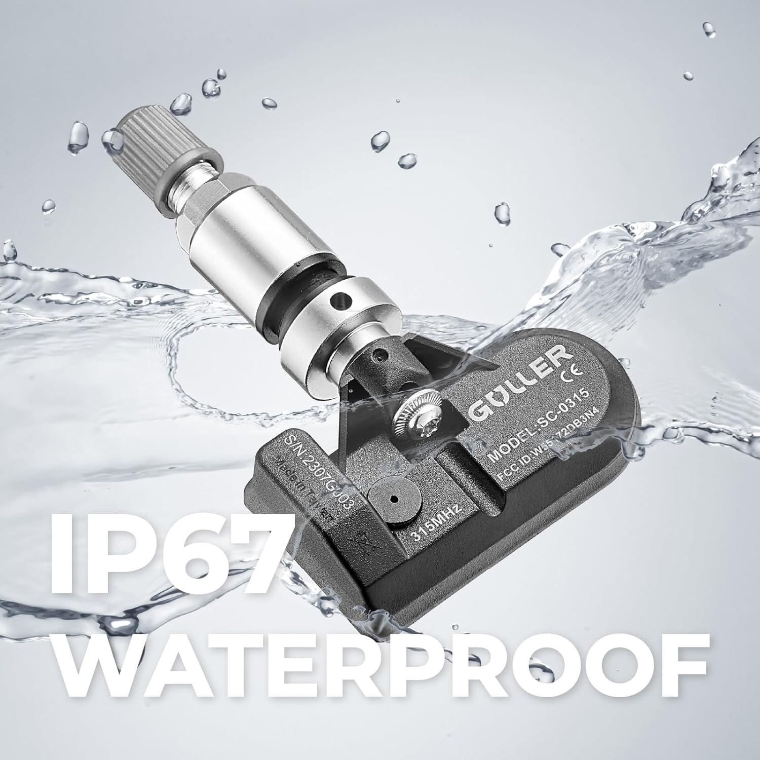 Sensor de Presión Neumáticos TPMS GULLER PA-6020-4 4-Pack