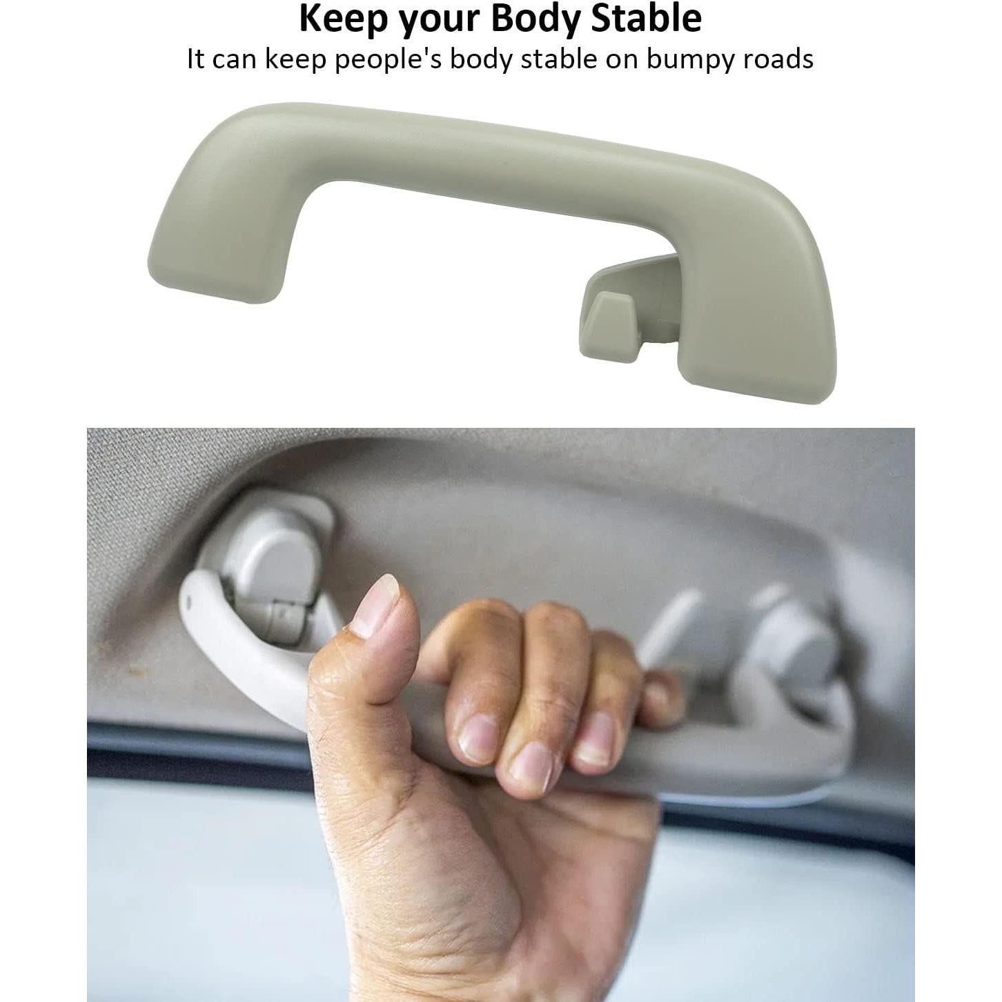 Mango de Tirón Interior YIGUCS para Techo Toyota Gris Beige