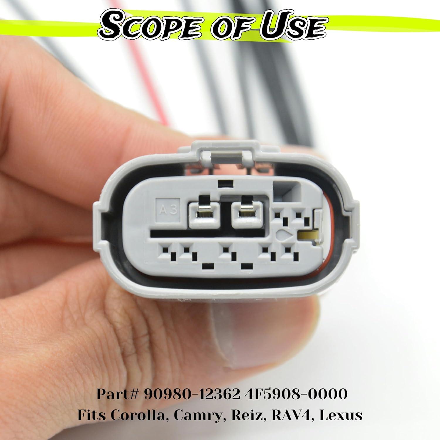 Conector de cableado Toyota Lexus 9 pines 15CM 90980-12362