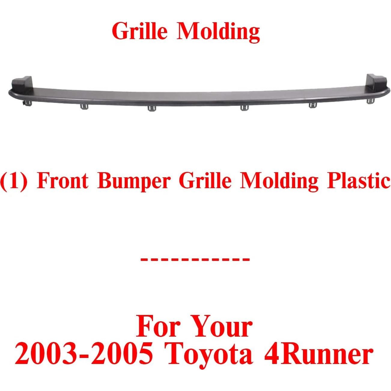 Moldura Rejilla Parachoques Frontal Toyota 4Runner 2003-2005
