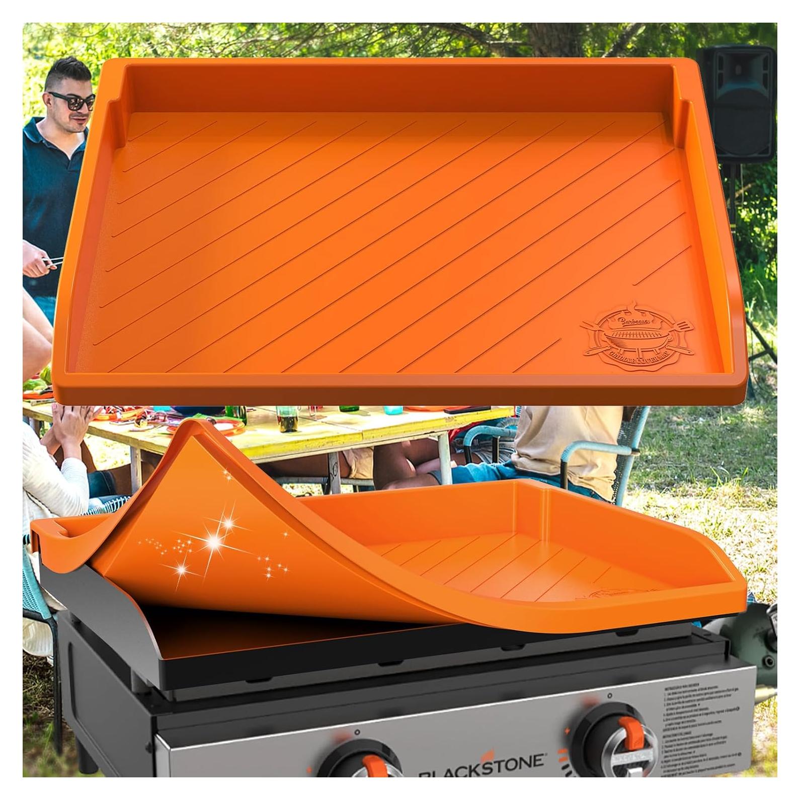 Cubierta de silicona Blackstone 22" naranja, protección total