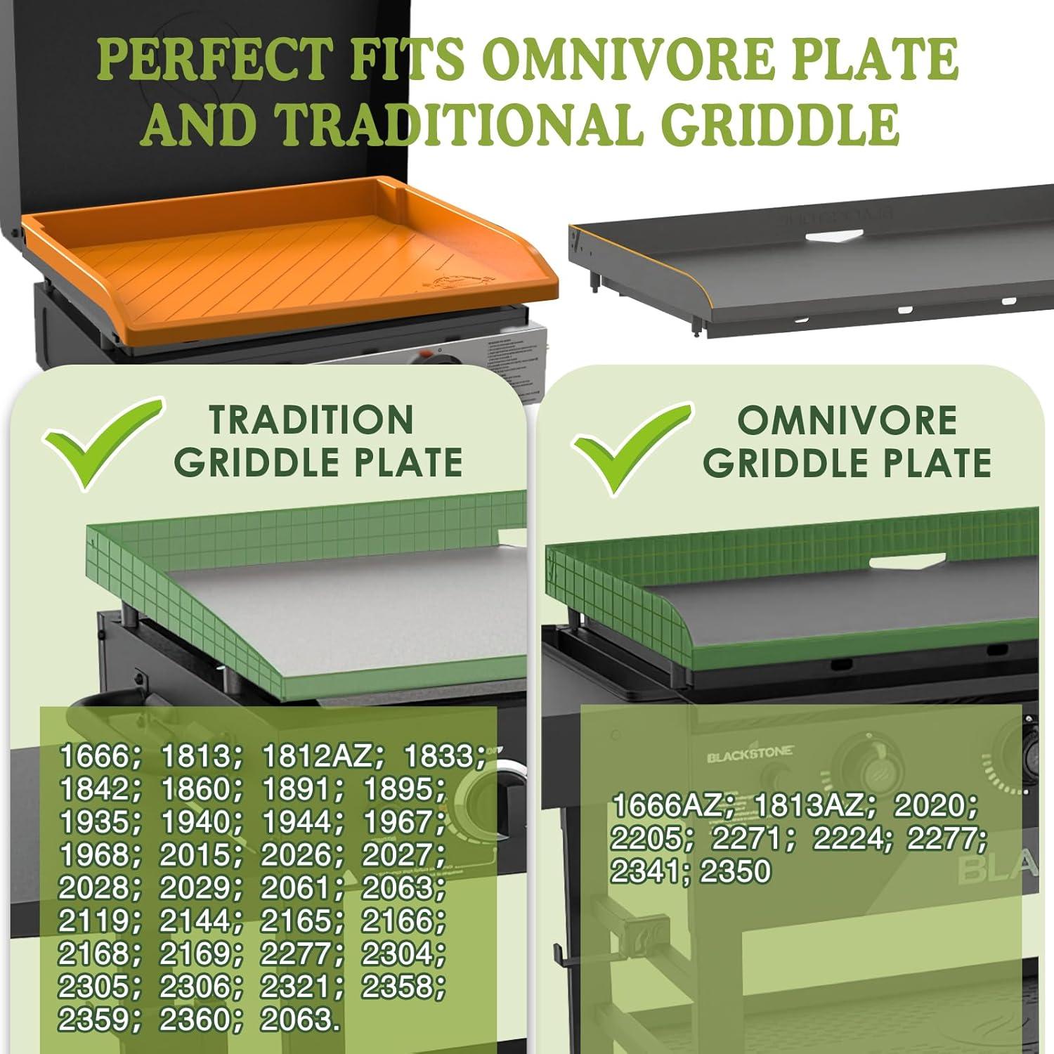 Cubierta de silicona Blackstone 22" naranja, protección total