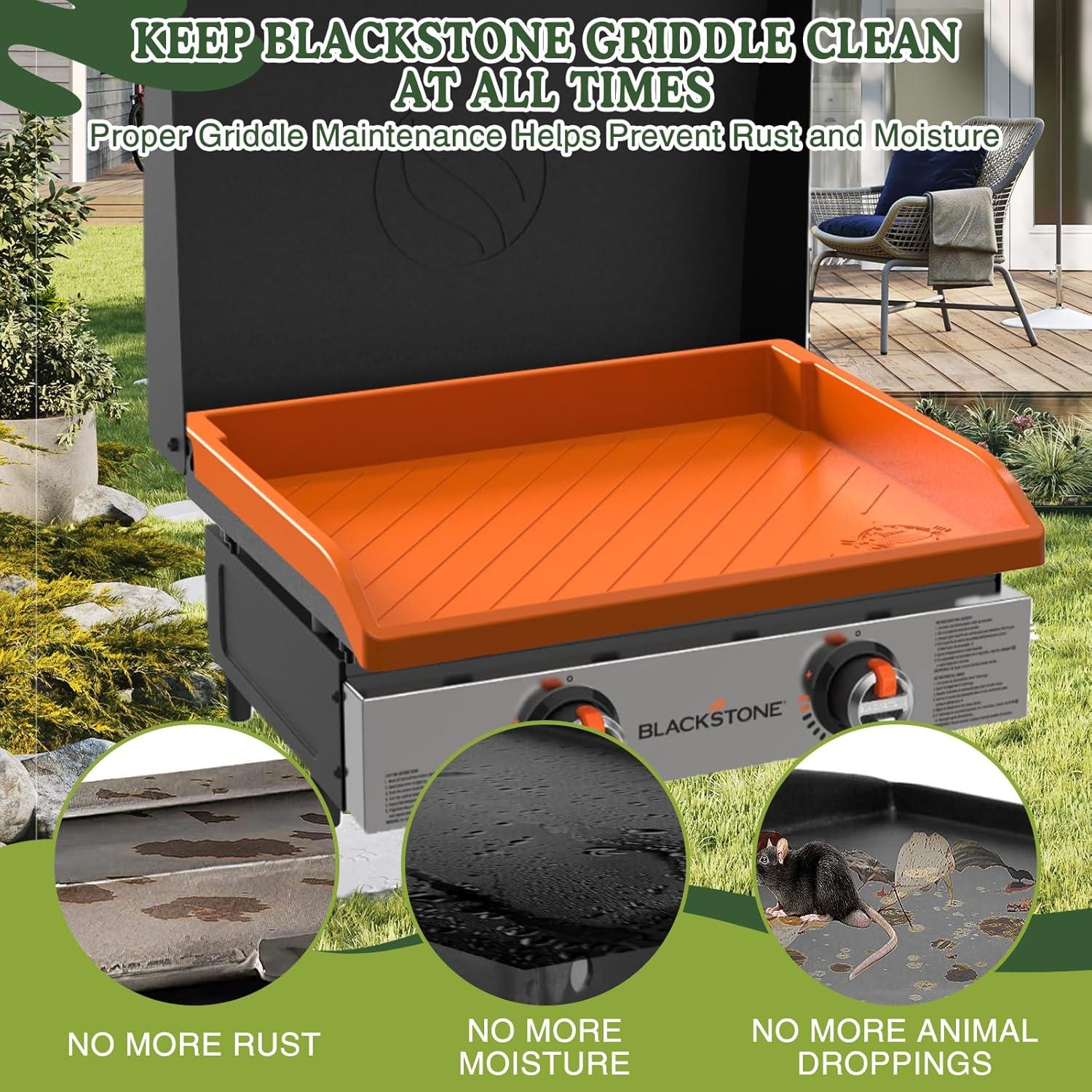 Cubierta de silicona Blackstone 22" naranja, protección total