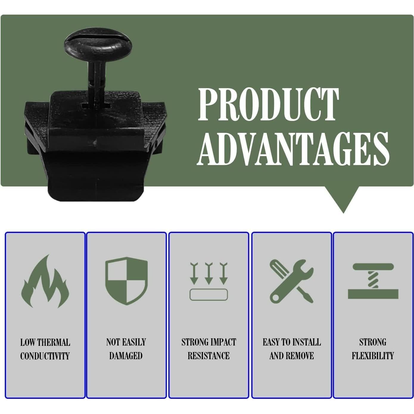 20 Clips de Cubierta Parachoques Toyota Lexus TOPCNOEM