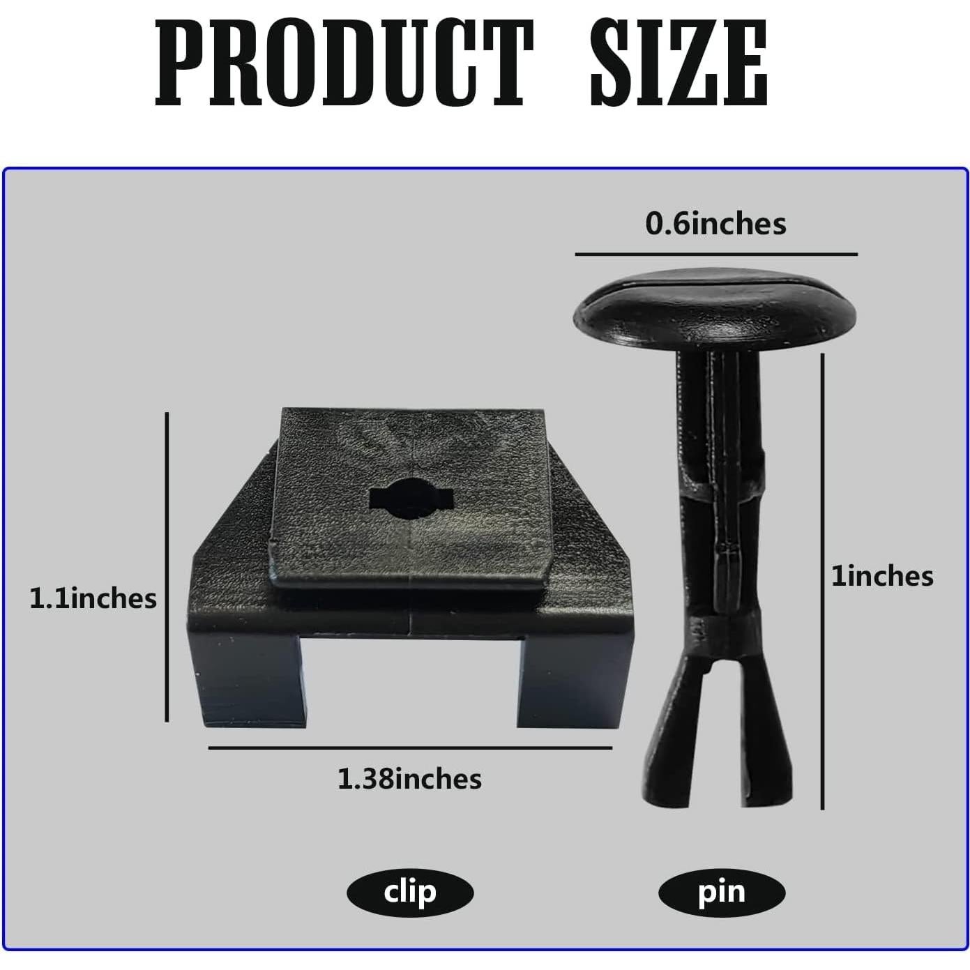 20 Clips de Cubierta Parachoques Toyota Lexus TOPCNOEM