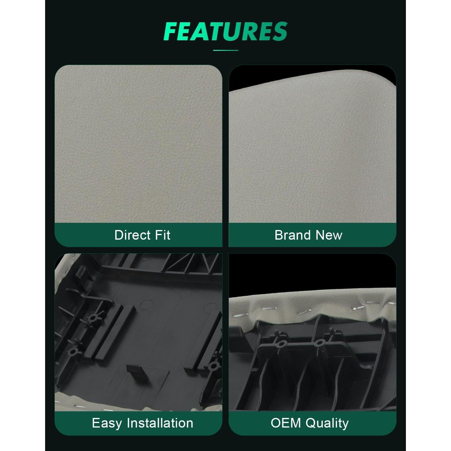 Cubierta Apoyabrazos SCITOO para Toyota Highlander 2008-2014