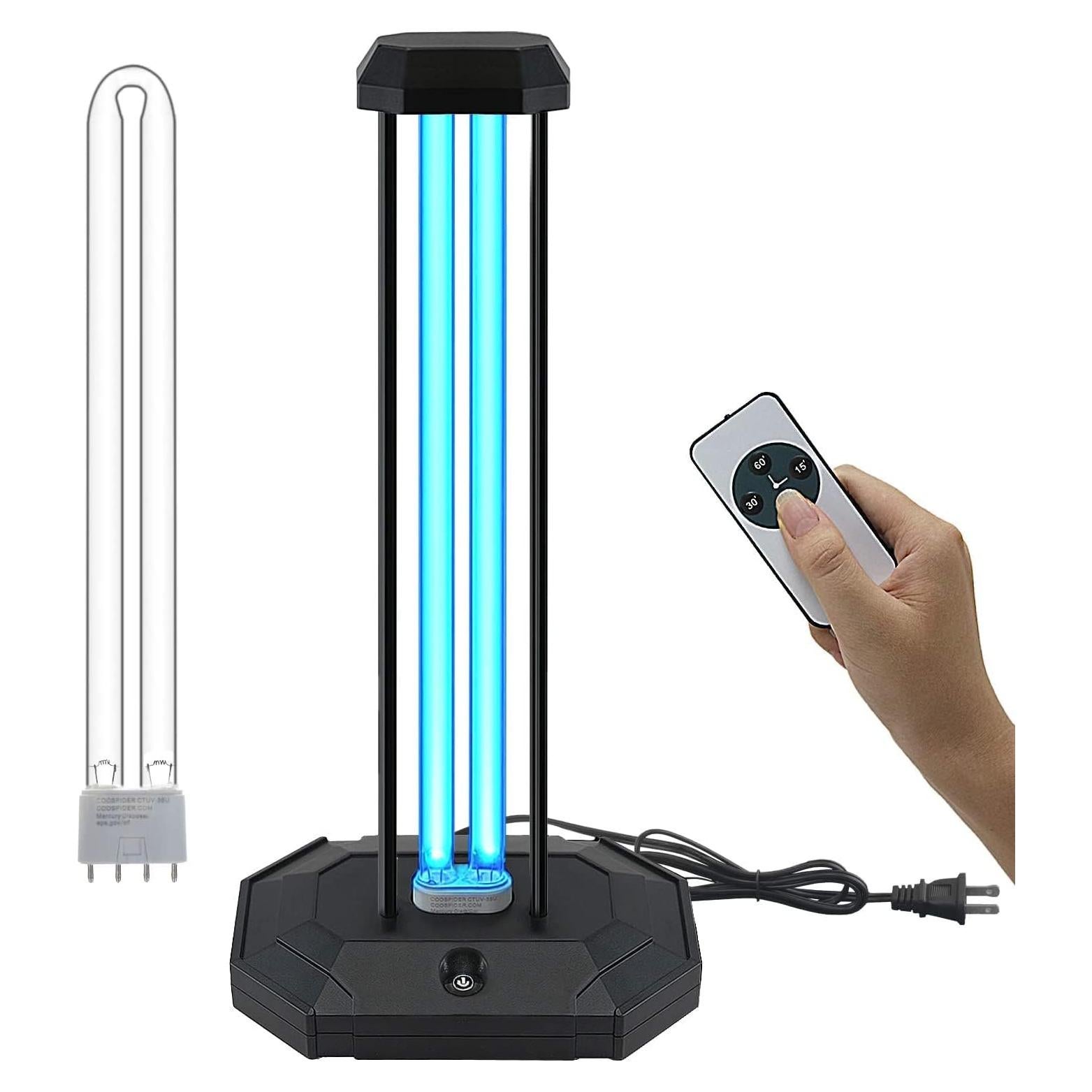 Lámpara UVC BAIMNOCM 38W con Control Remoto y Temporizador