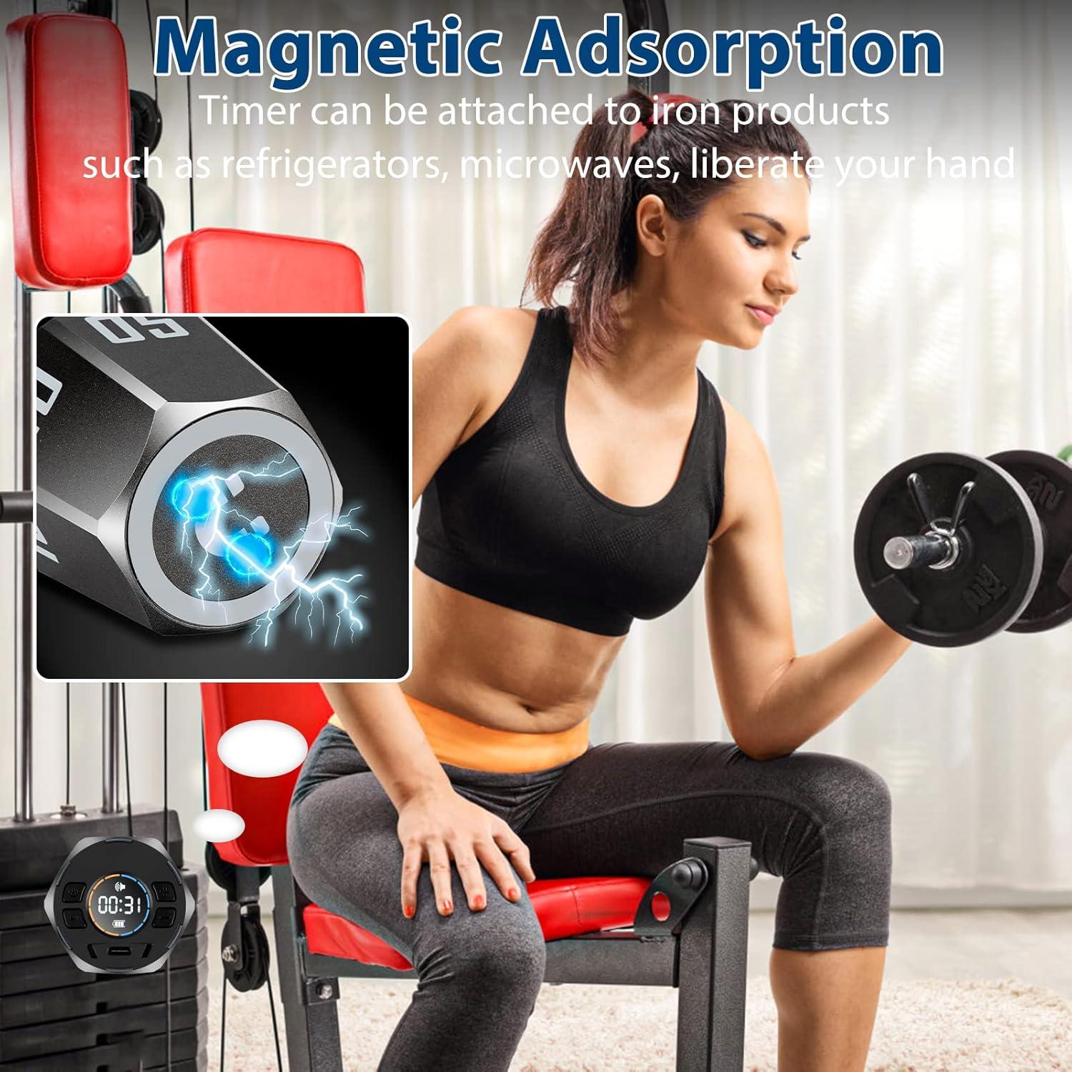 Temporizador Pomodoro Digital TAOPE Negro, 5 Modos, Silencioso