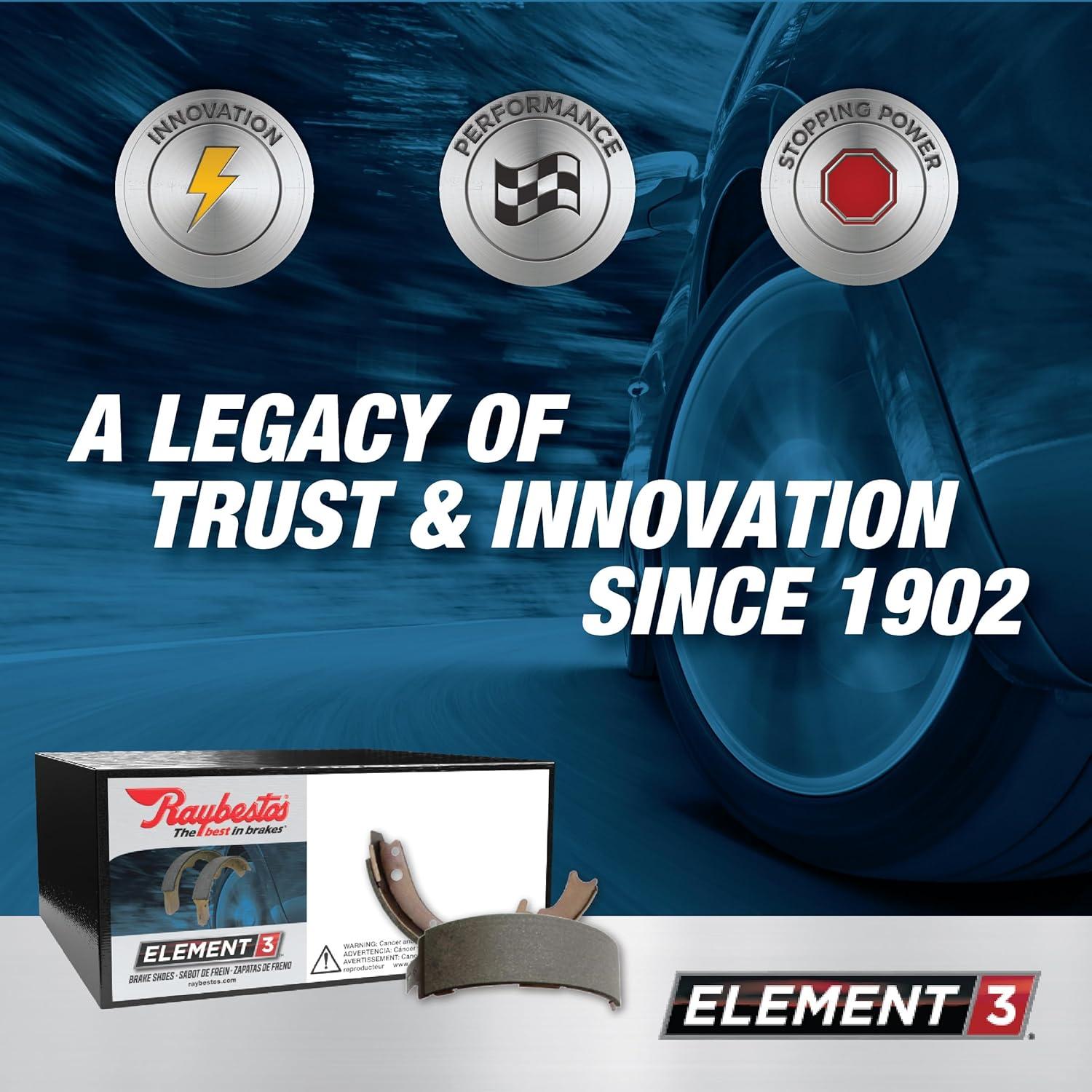 Zapatas de Freno de Tambor Raybestos Element3 para Toyota