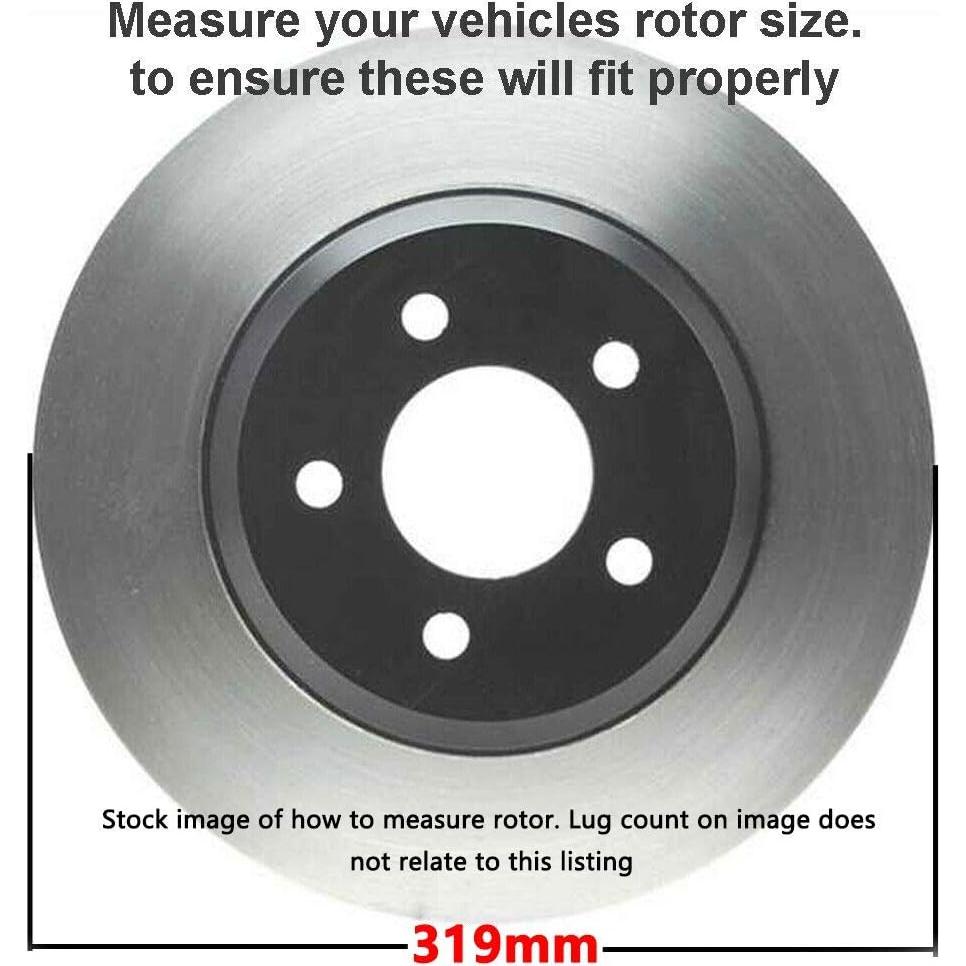 Kit de frenos delantero Detroit Axle para Toyota 4Runner Tacoma FJ Cruiser